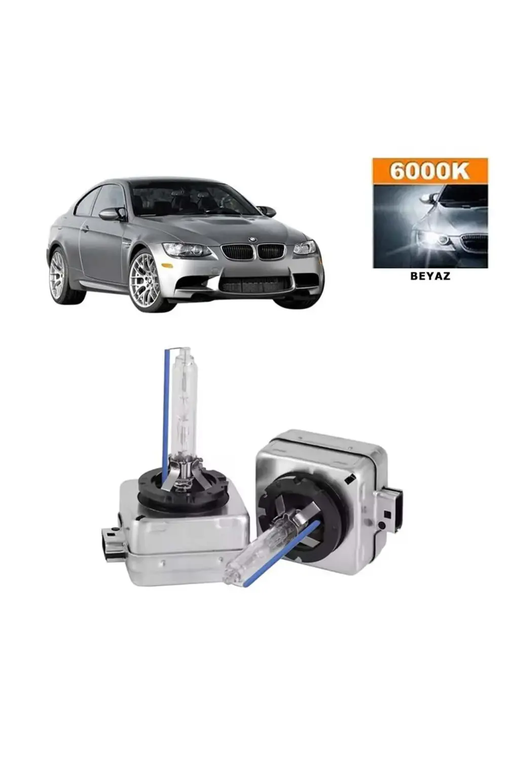 BMW 3 Serisi E92-E93 2005-2012 Xenon D1S / D1R 6000K Beyaz HID Xe