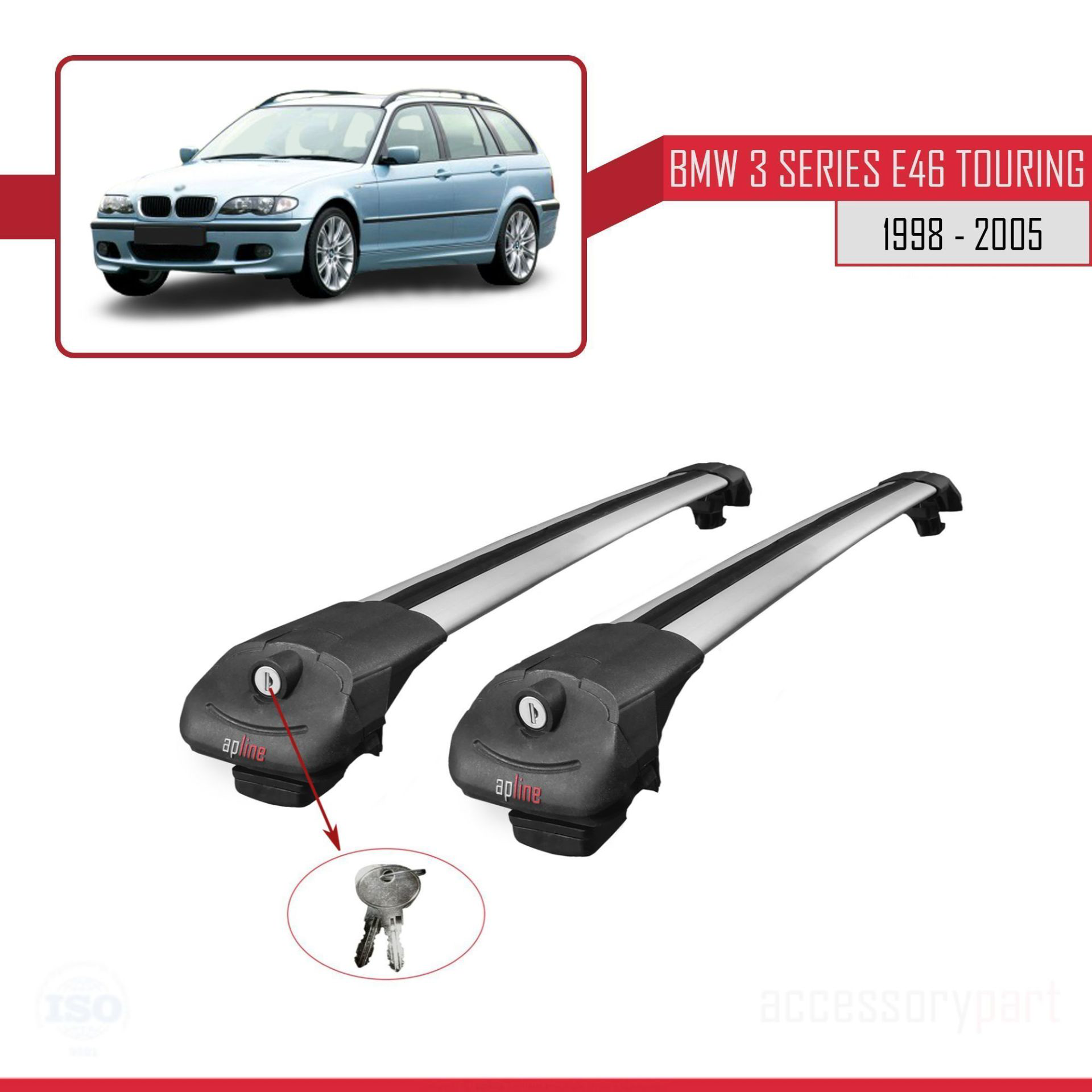 BMW 3 Serisi için ESTATE - TOURING (E46) 1998-2005 Arası ile uyum