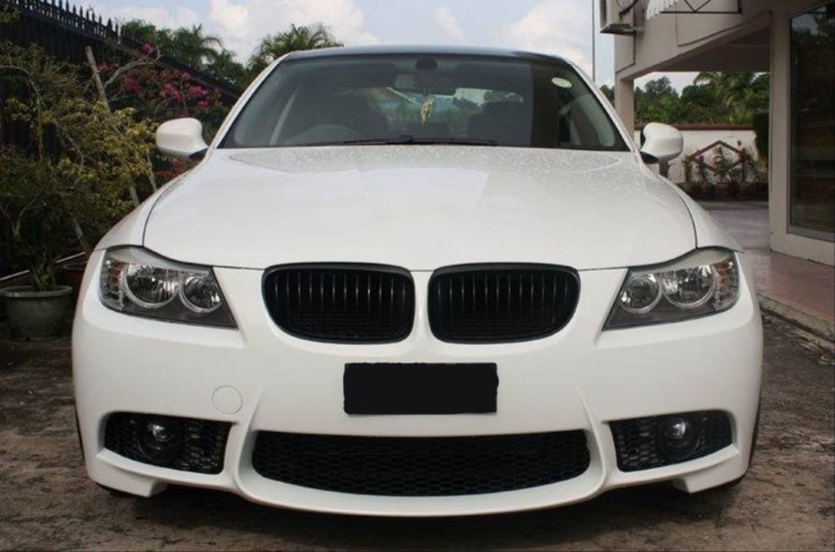 Bmw 3 Uyumlu Serisi E90 2005-2008 M3 Ön Tampon + Panjur (Sis Lamb