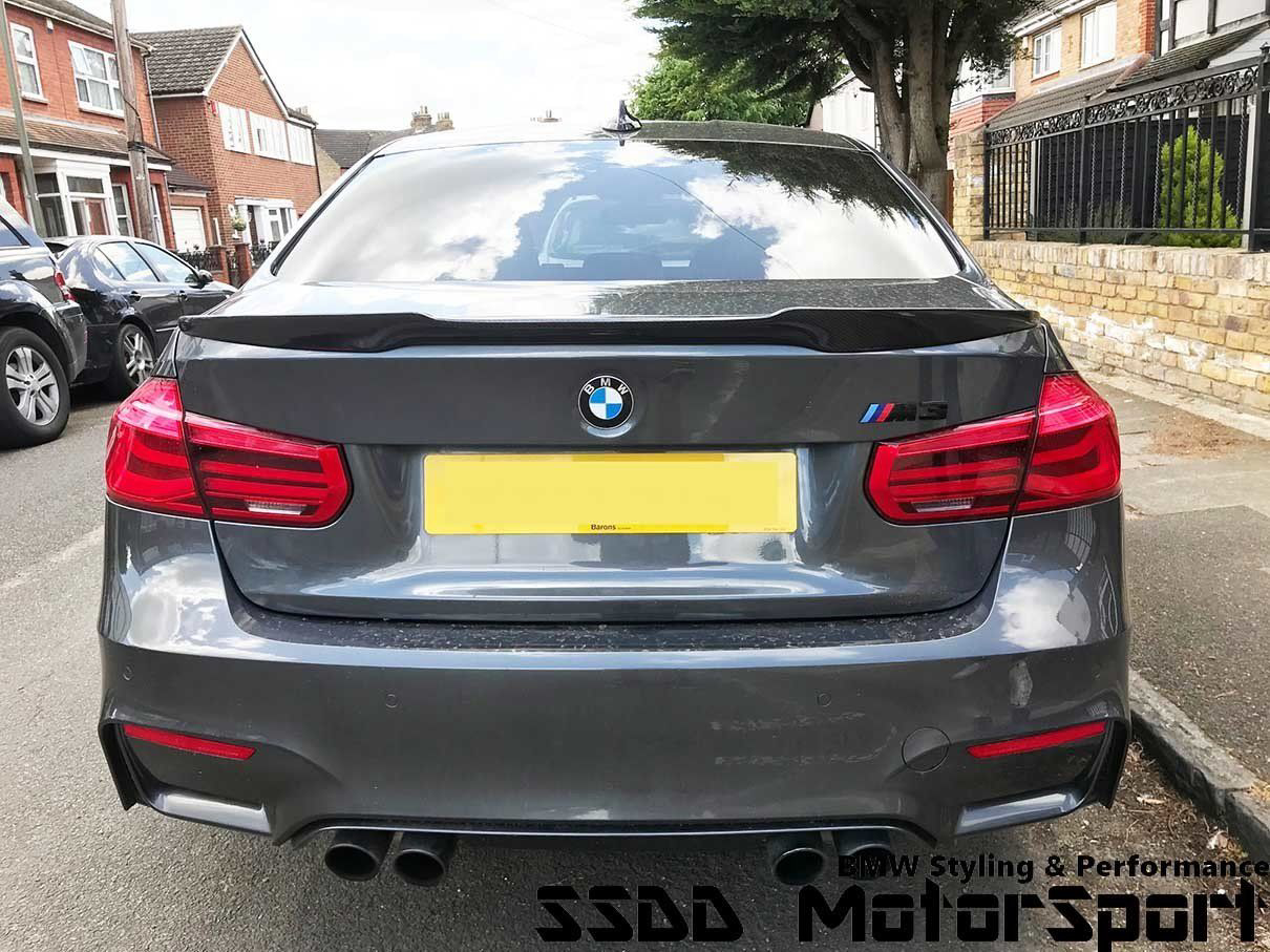 Bmw 3 Uyumlu Serisi F30-F80 M4 Style Spoiler (Plastik) (2012-2018