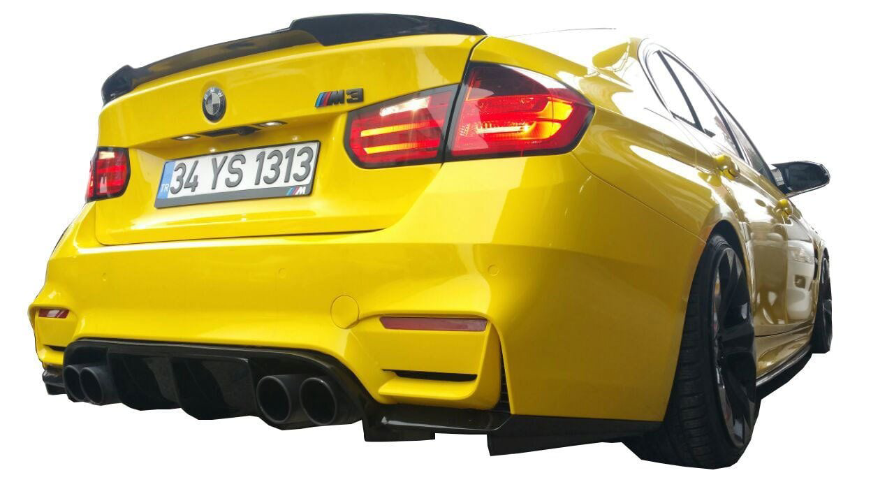 Bmw 3 Uyumlu Serisi F30 (2012 - 2018) M3 Tampon Vörsteiner Difüzö