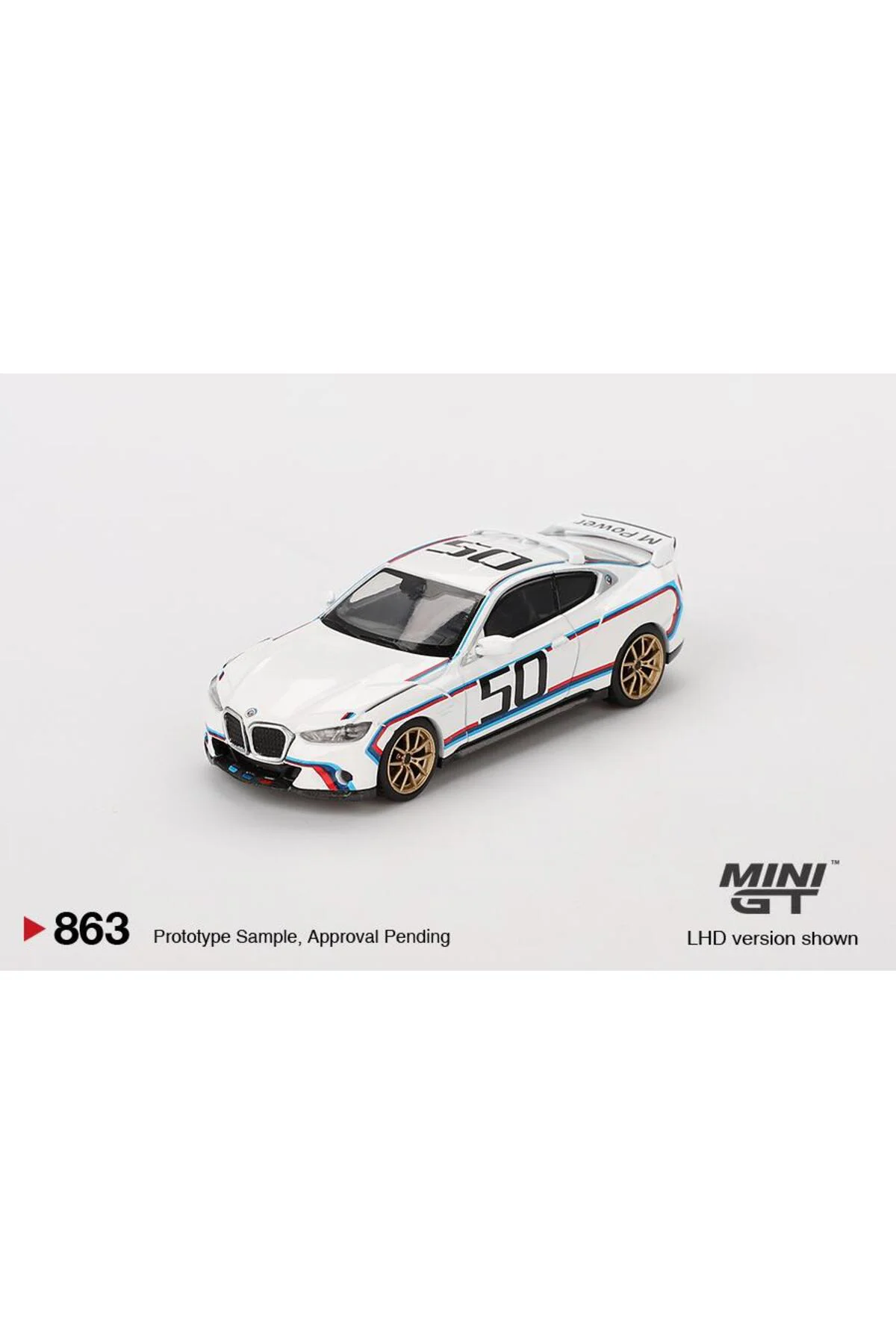 BMW 3.0 CSL White 863 BL