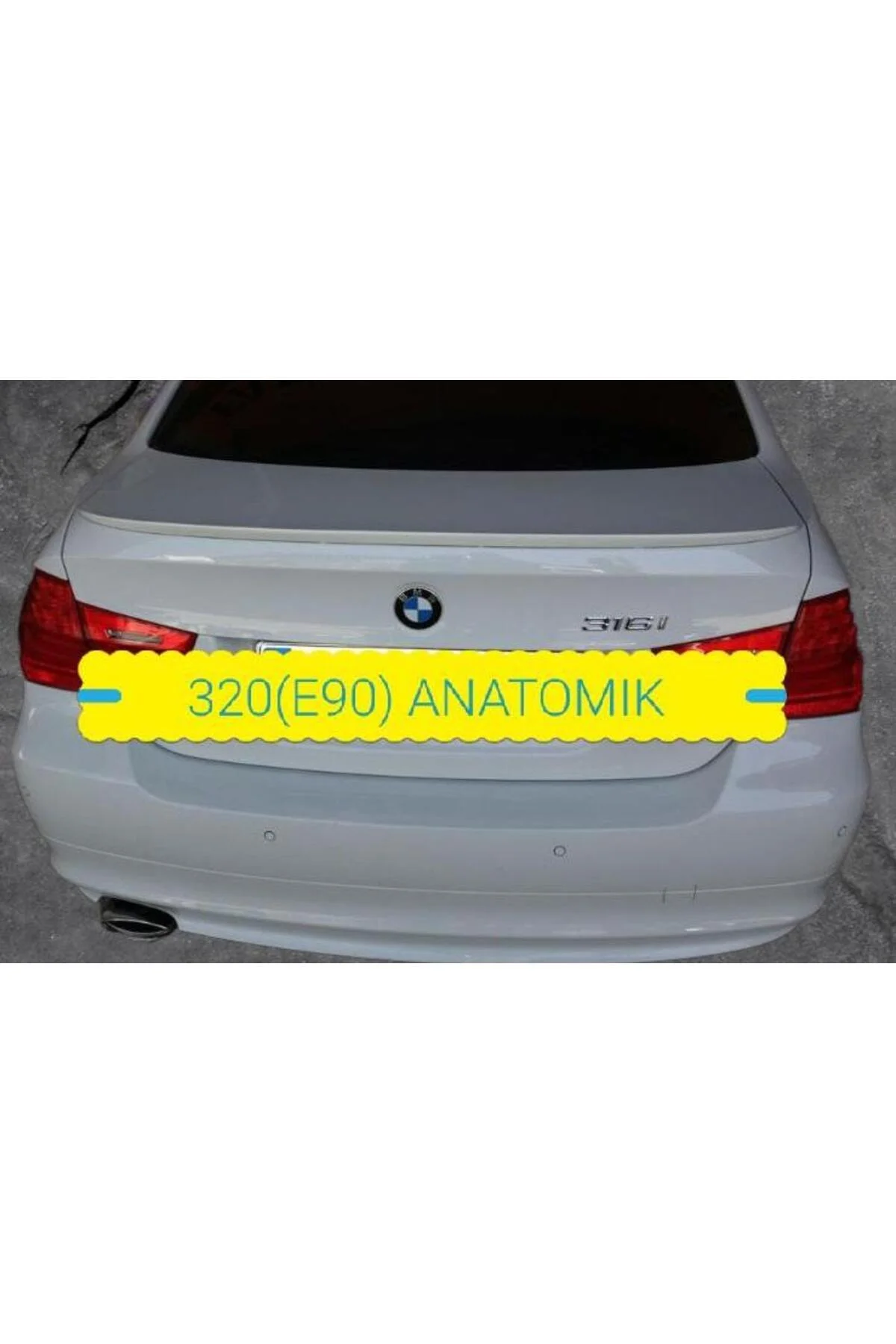 BMW 320 (E90) ASTARLI İNCE ANATOMİK SPOİLER BMW 320 (E90) ASTARLI İNCE ANATOMİK SPOİLER