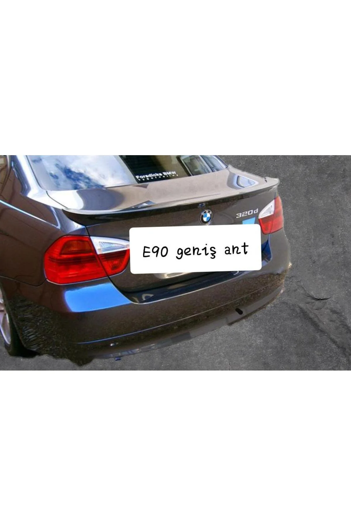 BMW 320 (E90) ASTARLI GENİŞ ANATOMİK SPOİLER