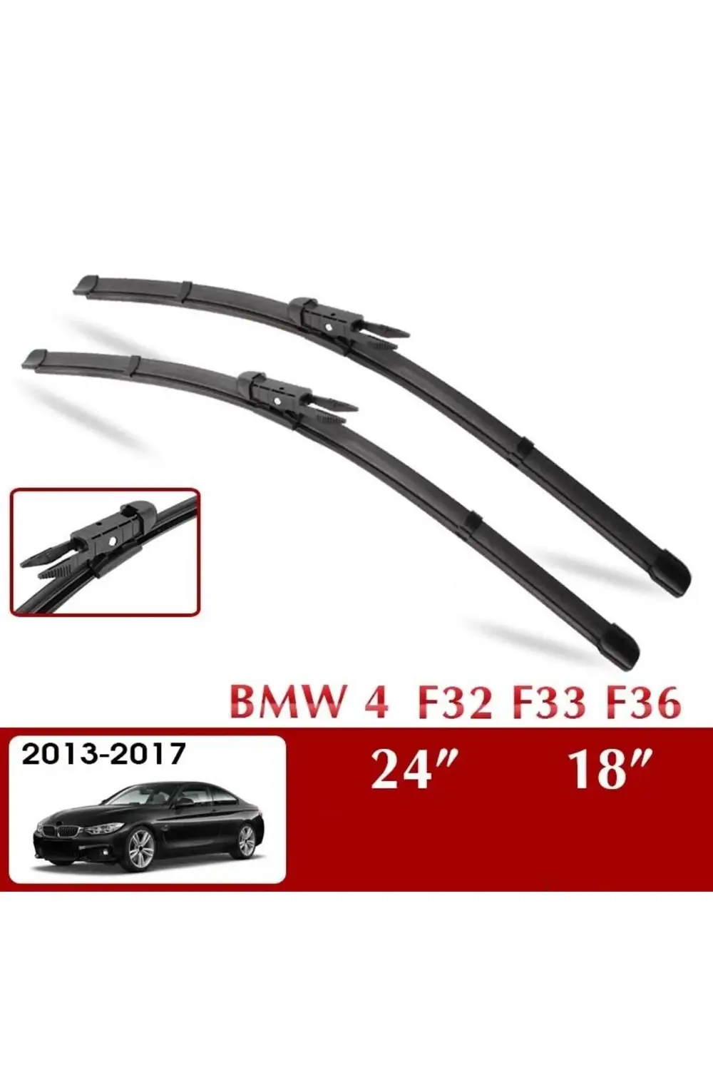Bmw 4 Serisi F32 Ön Cam Muz Silecek Takımı 2013--2017