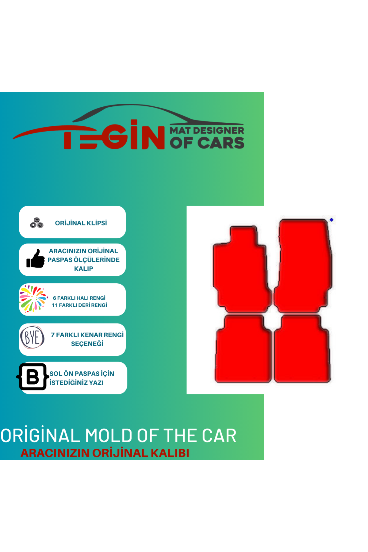 Bmw 4 Serisi F32 2014 Ve Sonrası Coupe  Siyah Kırmızı Deri Mavi K