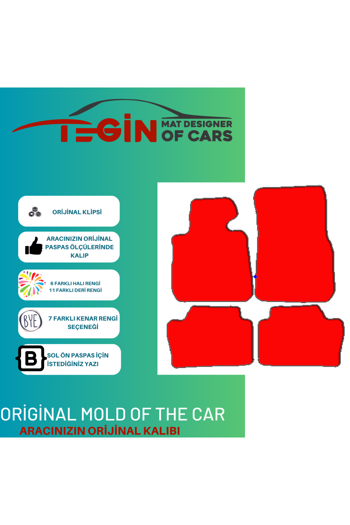 Bmw 5 Serisi E34 1988-1996 Prime Siyah Kırmızı Deri Gri Kenar Pas