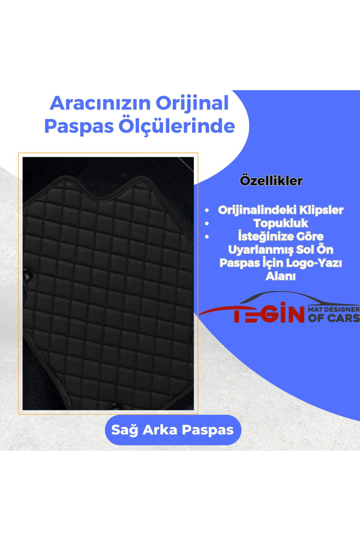 Bmw 5 Serisi E60 2004-2010 Prime Siyah Deri Siyah Kenar Paspas Pa