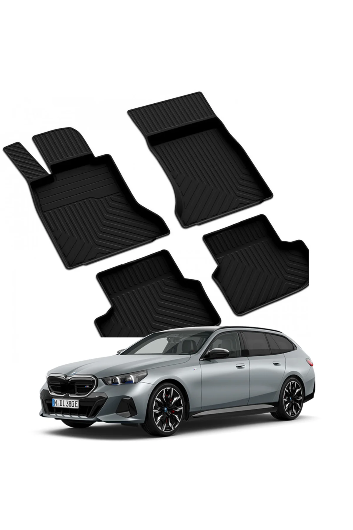 BMW 5 SERİSİ F10 (Makyajlı) -F11 SW 2013-2016 Model Yılları İçin Uyumlu Yeo 4D Paspas Takımı