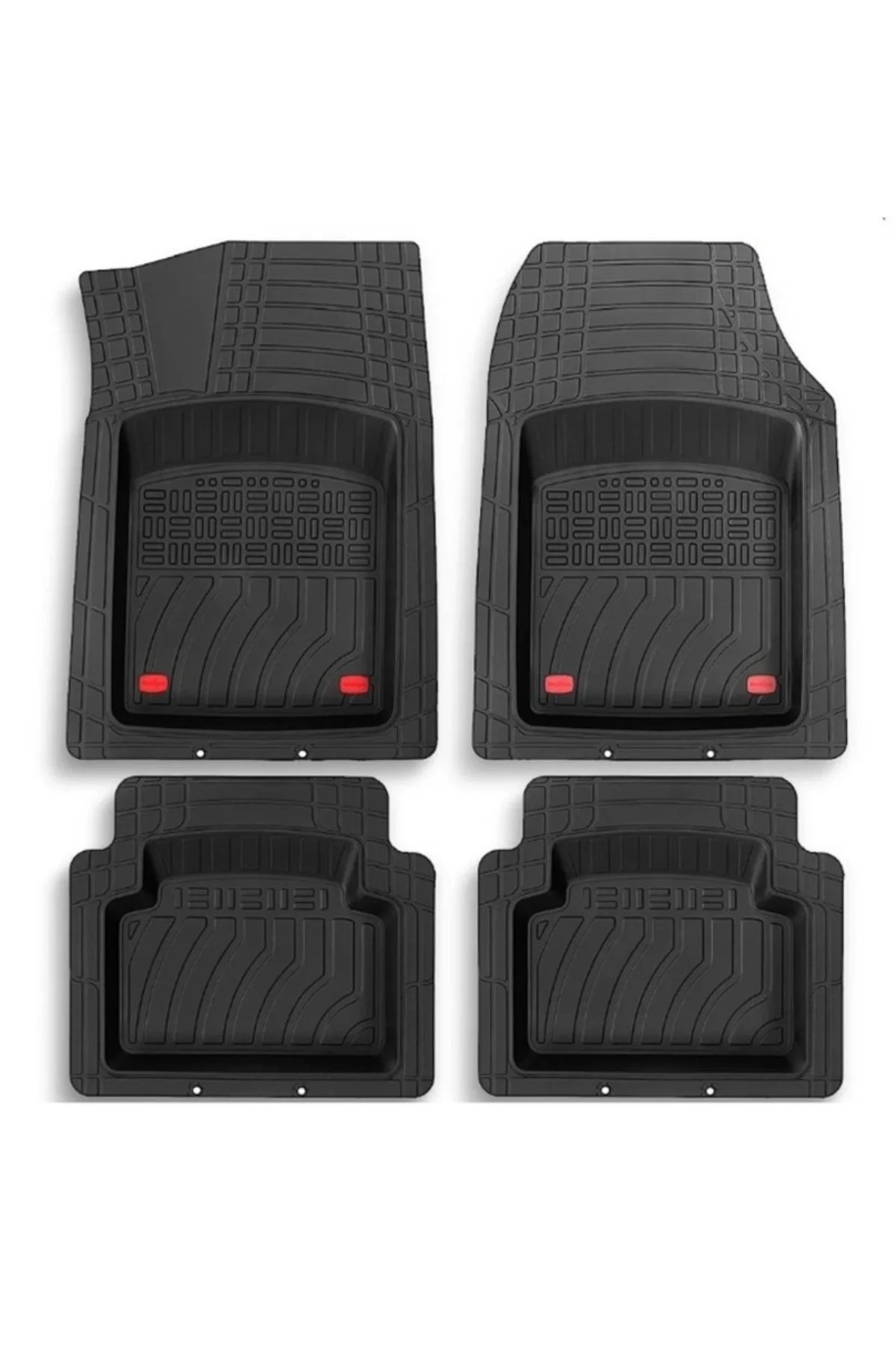 BMW 5 SERİSİ F10 SEDAN 2016 3D 5 Parça 3,5 Cm Havuzlu Oto Paspas Siyah