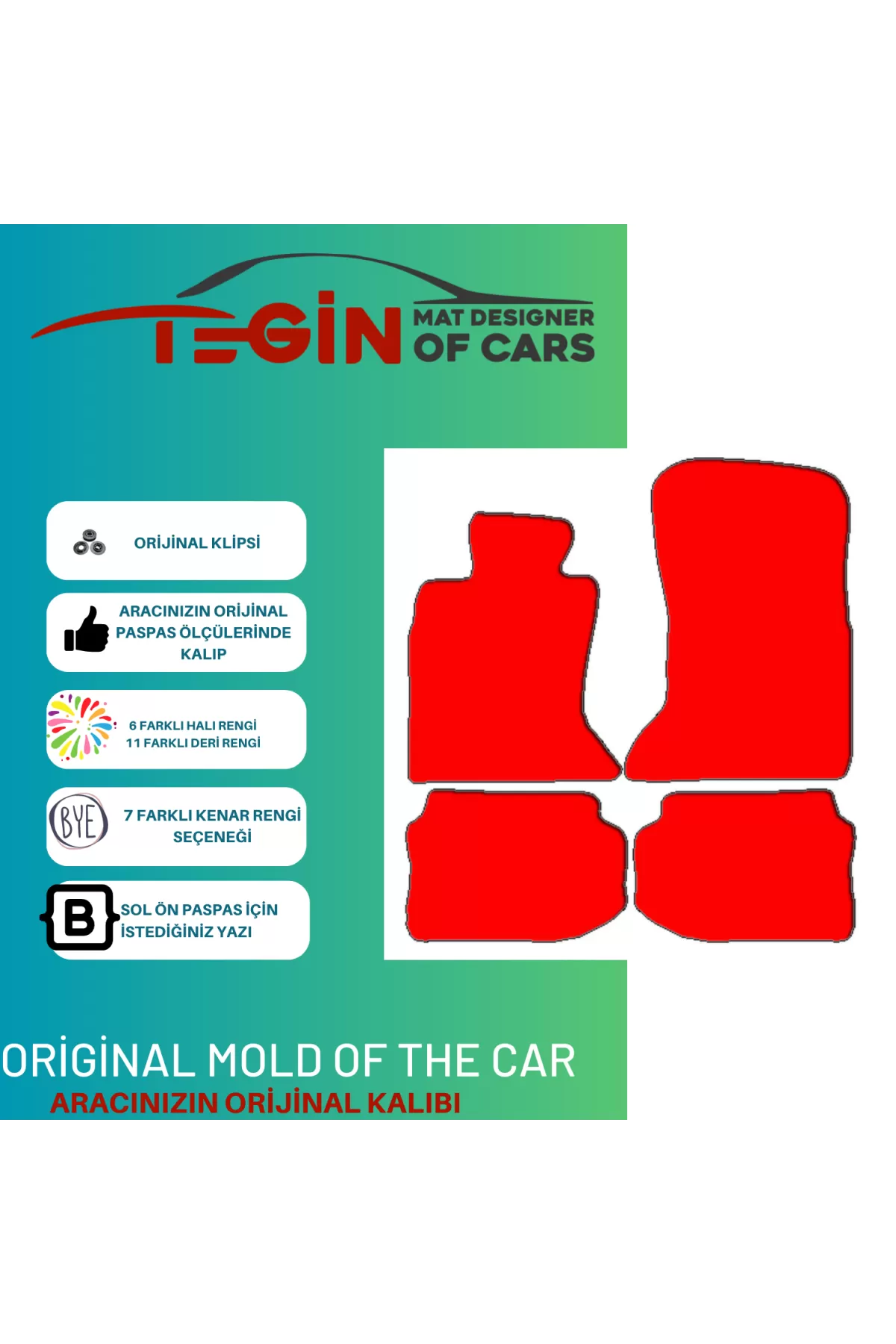 Bmw 6 Serisi E63 Coupe 2004-2011 Prime Bej Halı Sarı Kenar Halı P