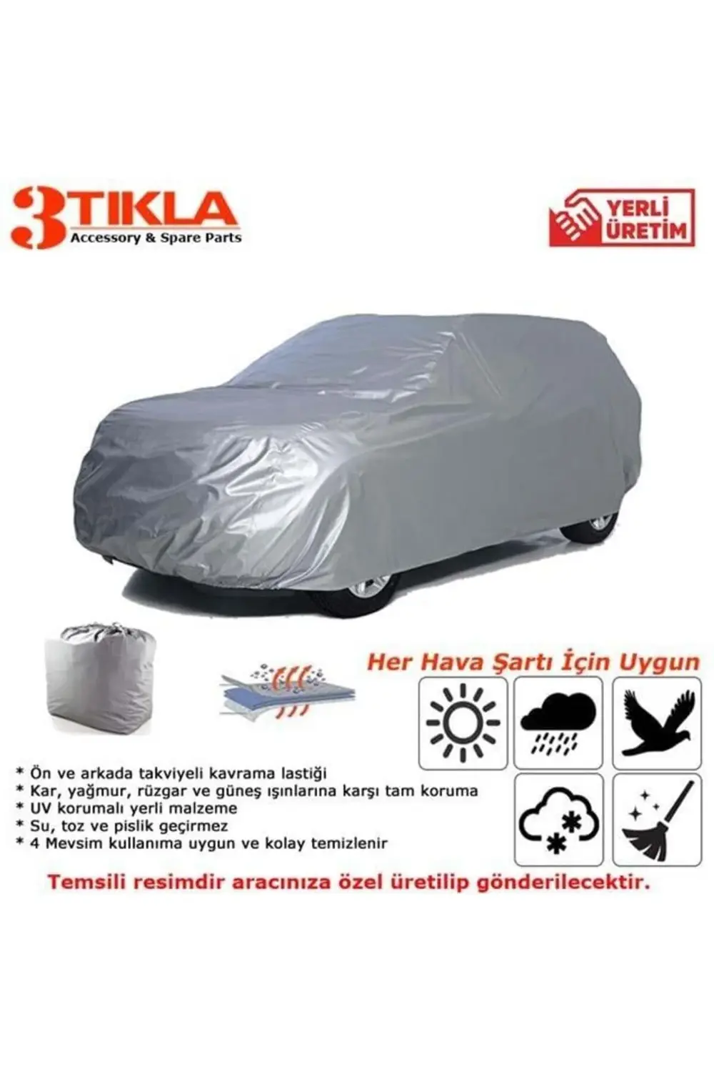 BMW 7 Serisi 2011 İçin 4 Mevsim Kullanımlı, Su Ve Toz Dan Koruyan