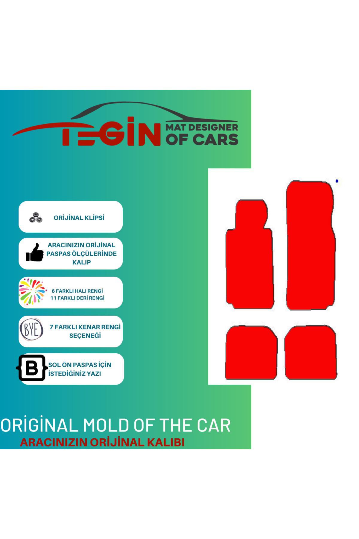 Bmw 7 Serisi E38 1994-2002 -short Prime Siyah Deri Siyah Kenar Pa