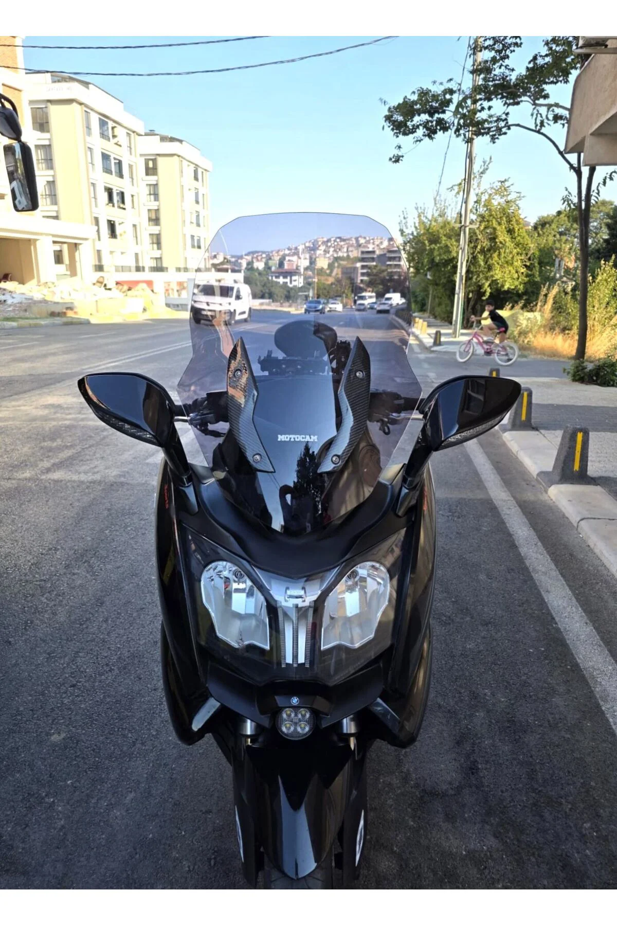 Bmw C 650 GT Ön Cam 2011-2018 Model 75cm Füme Renkli 4mm