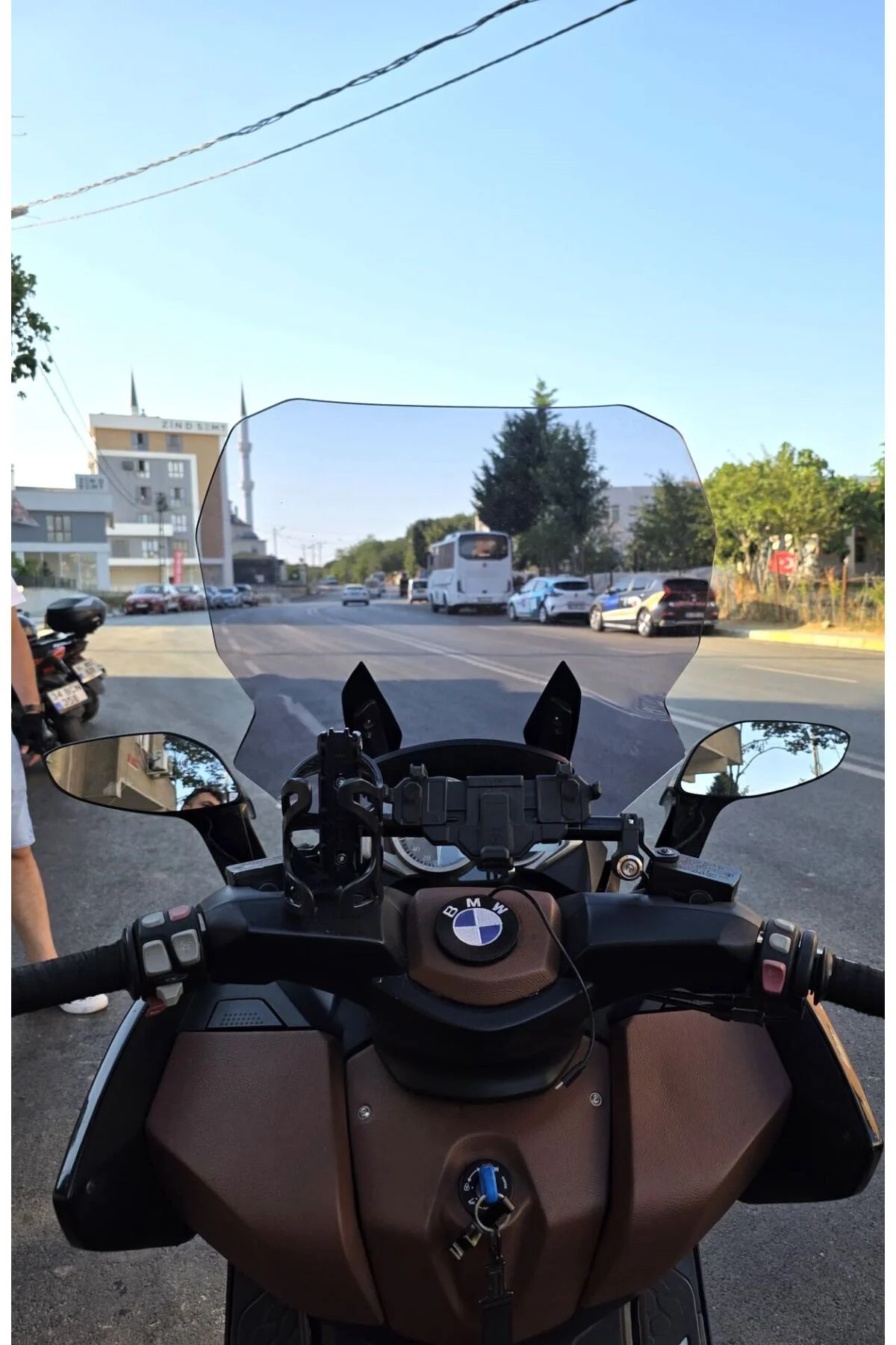 Bmw C 650 GT Ön Cam 2011-2018 Model 75cm Füme Renkli 4mm