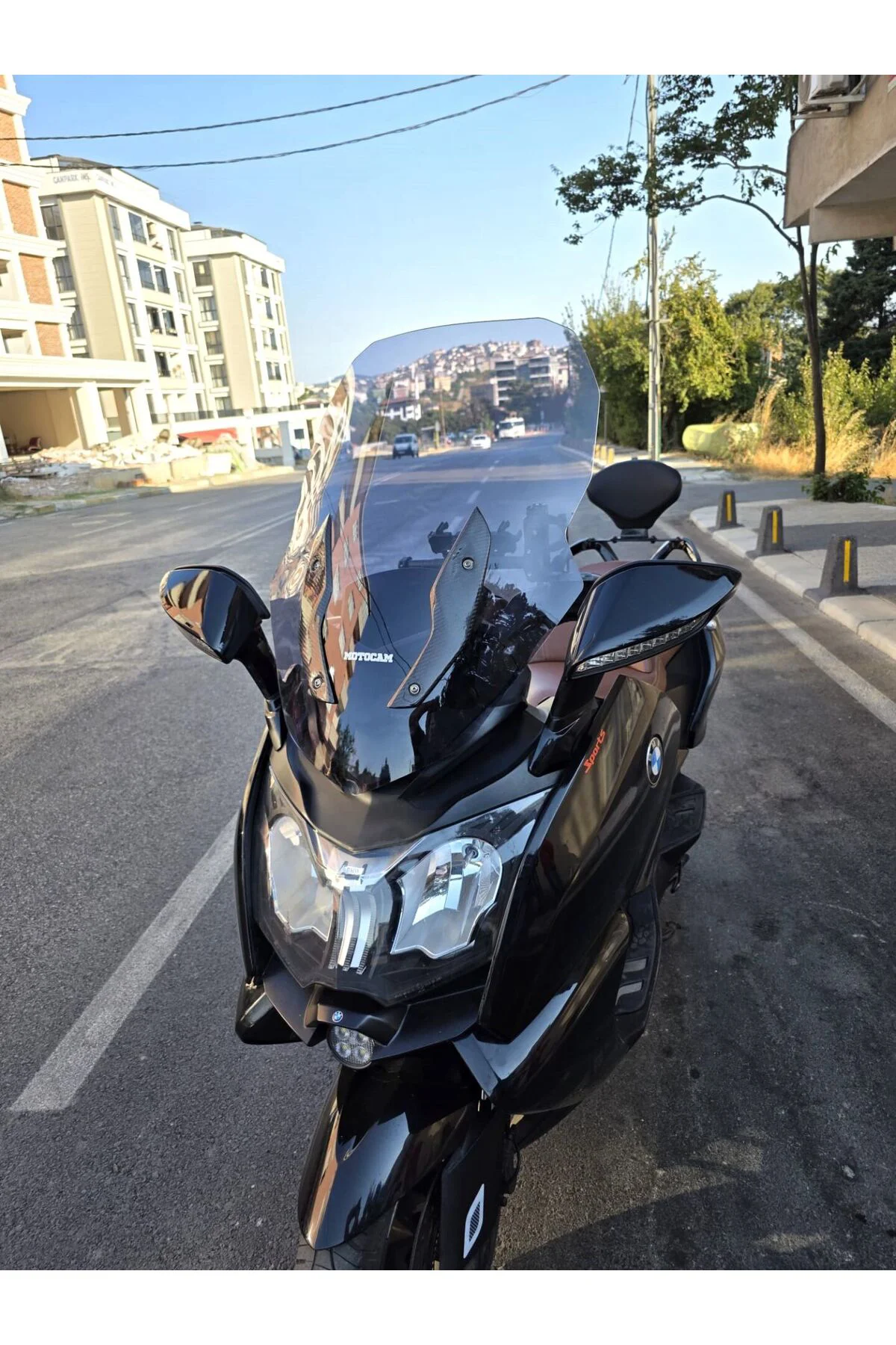 Bmw C 650 GT Ön Cam 2011-2018 Model 75cm Füme Renkli 4mm
