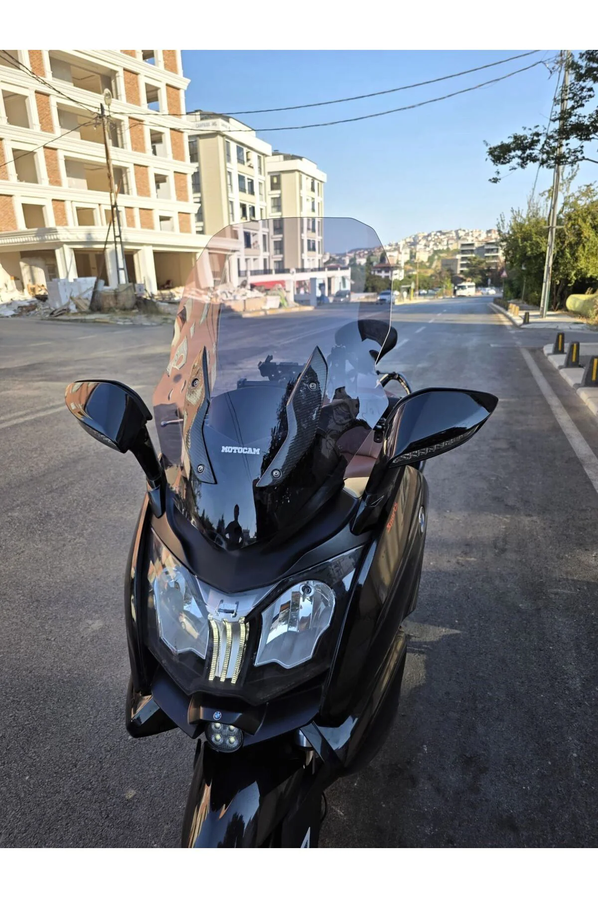 Bmw C 650 GT Ön Cam 2011-2018 Model 75cm Füme Renkli 4mm