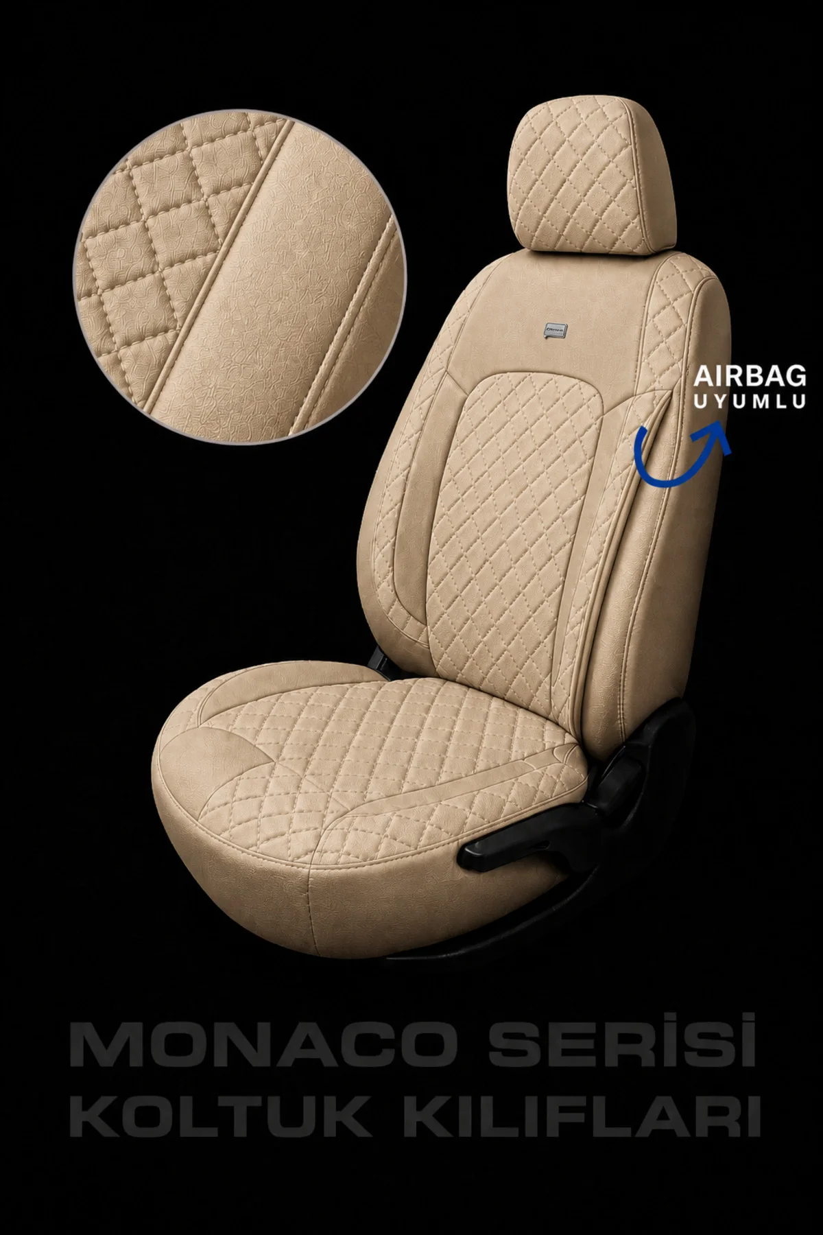 BMW E30-90 1989-1994 Uyumlu Monaco Serisi Kumaş Oto Koltuk Kılıfı Bej Fiyatı, Yorumları ve Özellikleri