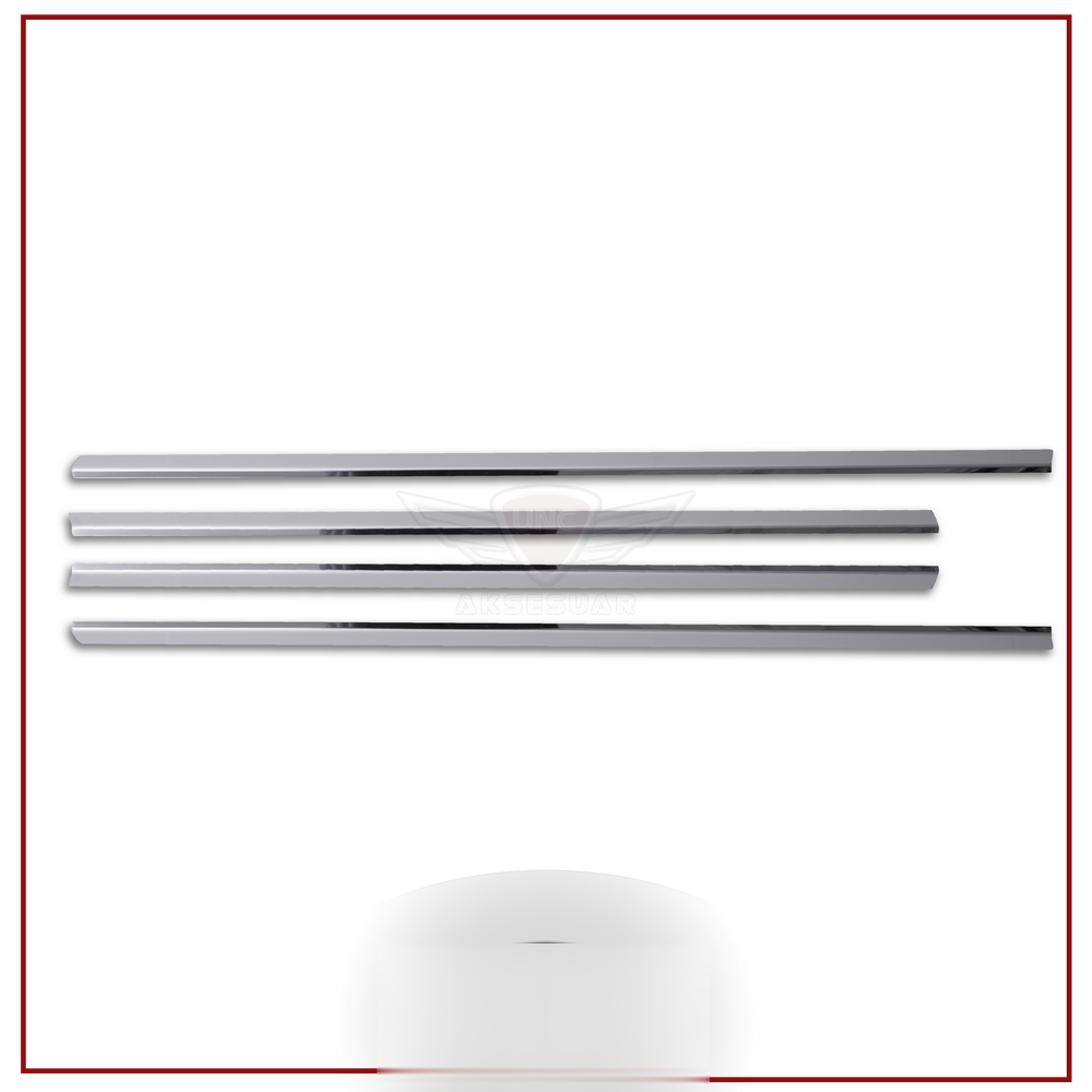 Drs Tuning Bmw E46 Uyumlu Cam Çıtası 1998-2005 Paslanmaz Çelik Parça