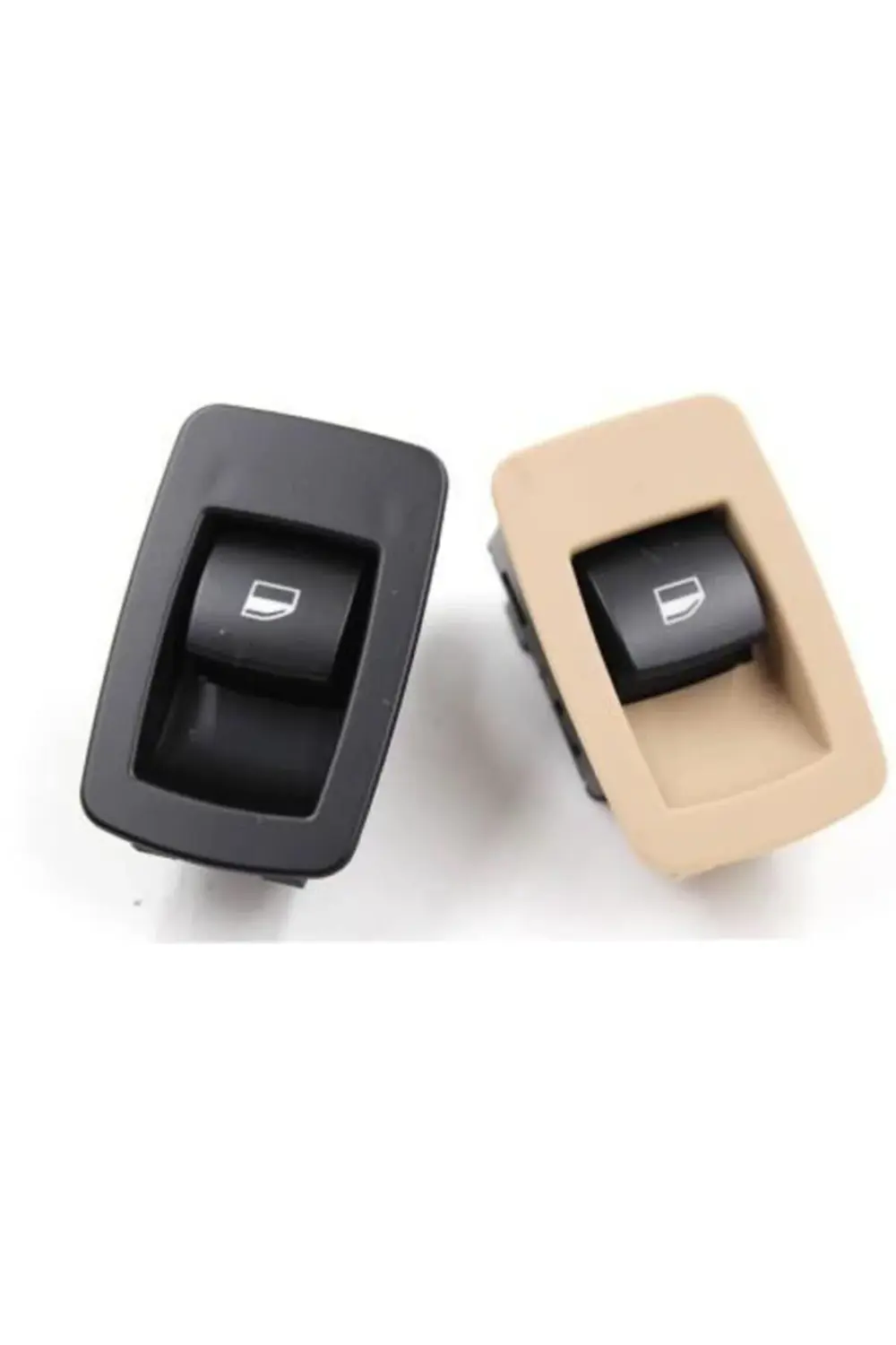 Bmw E60 5 Serisi Tekli Cam Düğmesi Anahtarı 2004-2009 Bej Uyumlu