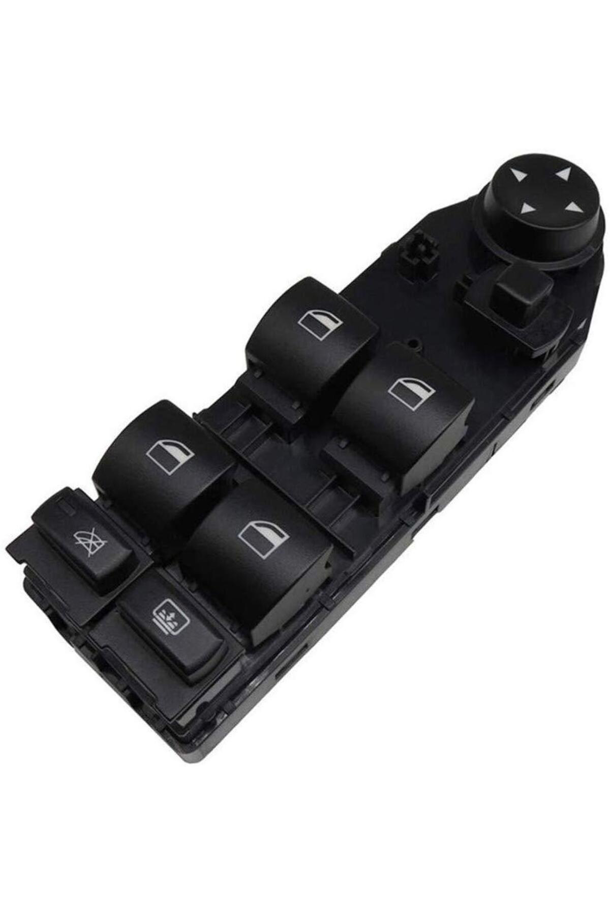Crn Bmw E60 Sol Dörtlü Cam Düğmesi Anahtari Perdeli 2003--2008