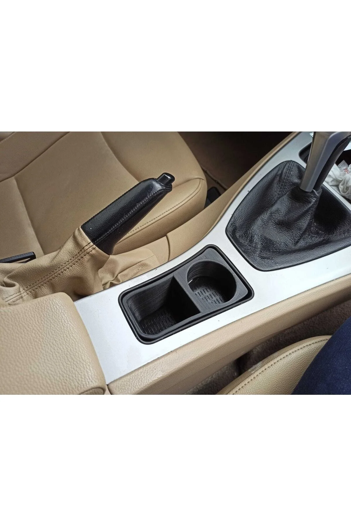 Bmw E90 E91 E92 E93 Uyumlu Orta Konsol Bardaklık - Görsel 3