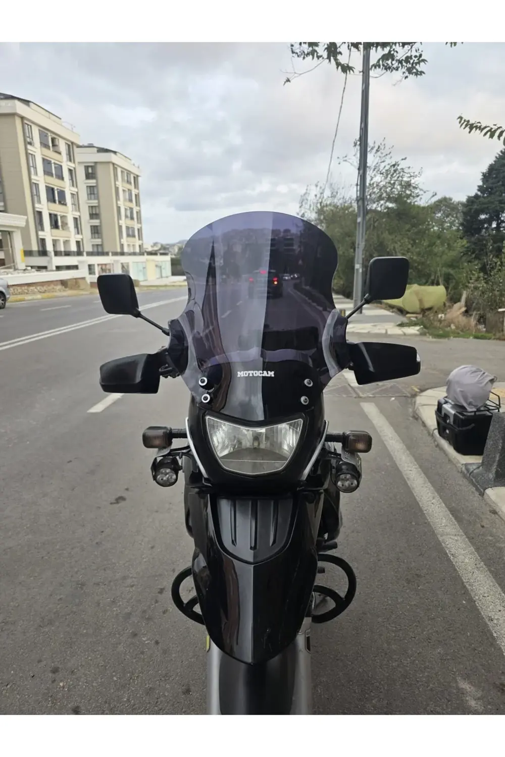 Bmw F 650 GS Ön Cam 2004-2007 Model 50cm Siyah Renkli 4mm SPORTİF