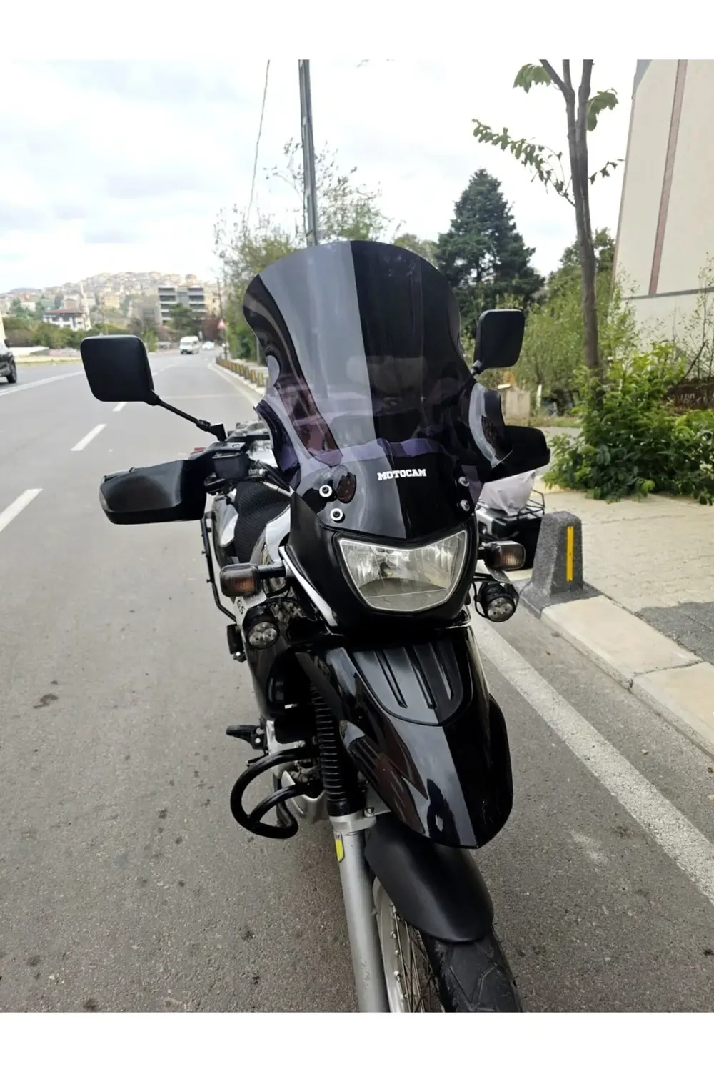 Bmw F 650 GS Ön Cam 2004-2007 Model 50cm Siyah Renkli 4mm SPORTİF