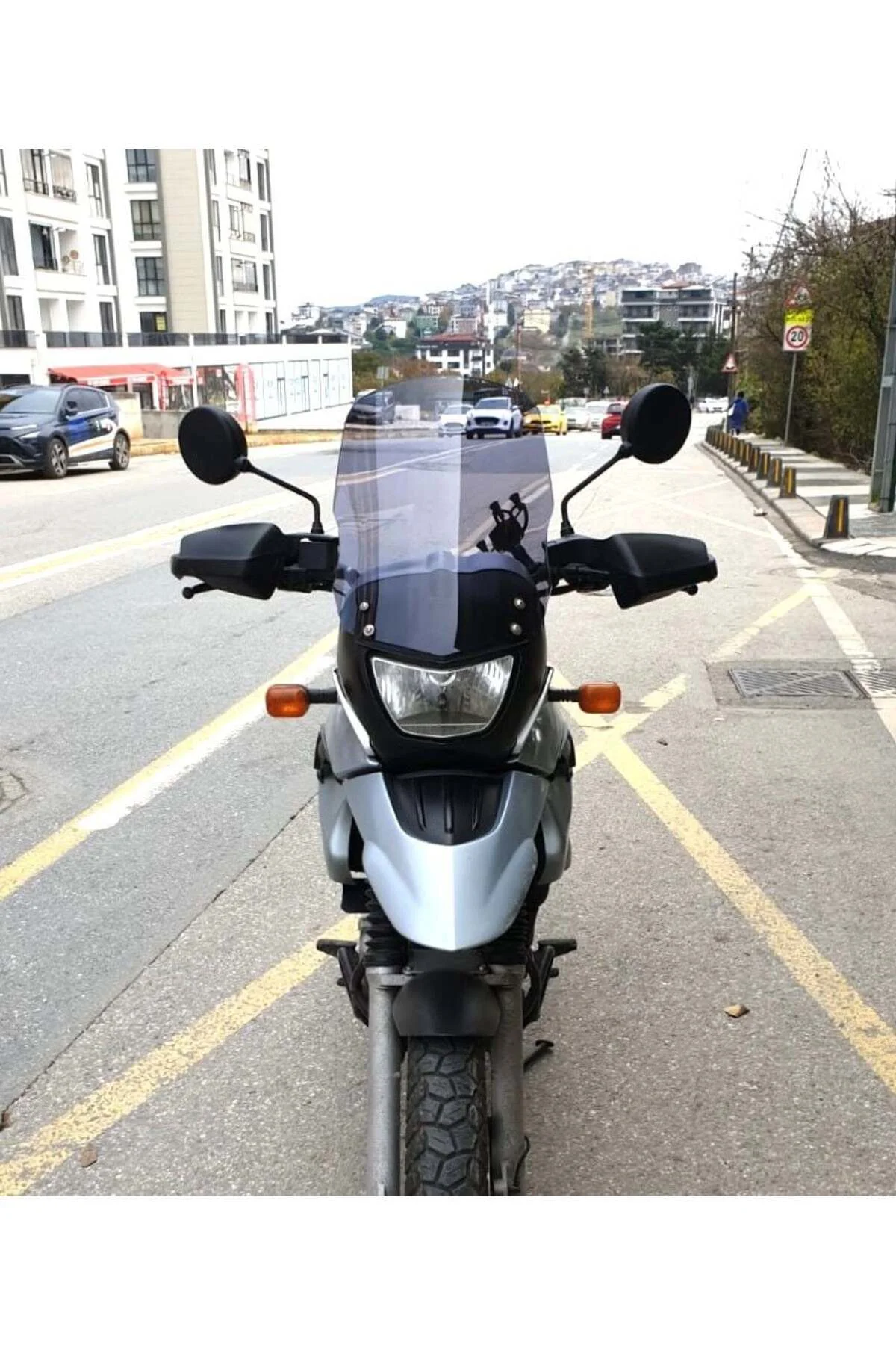 Bmw F 650 GS Ön Cam 2004-2007 Model 45cm Füme Renkli 4mm