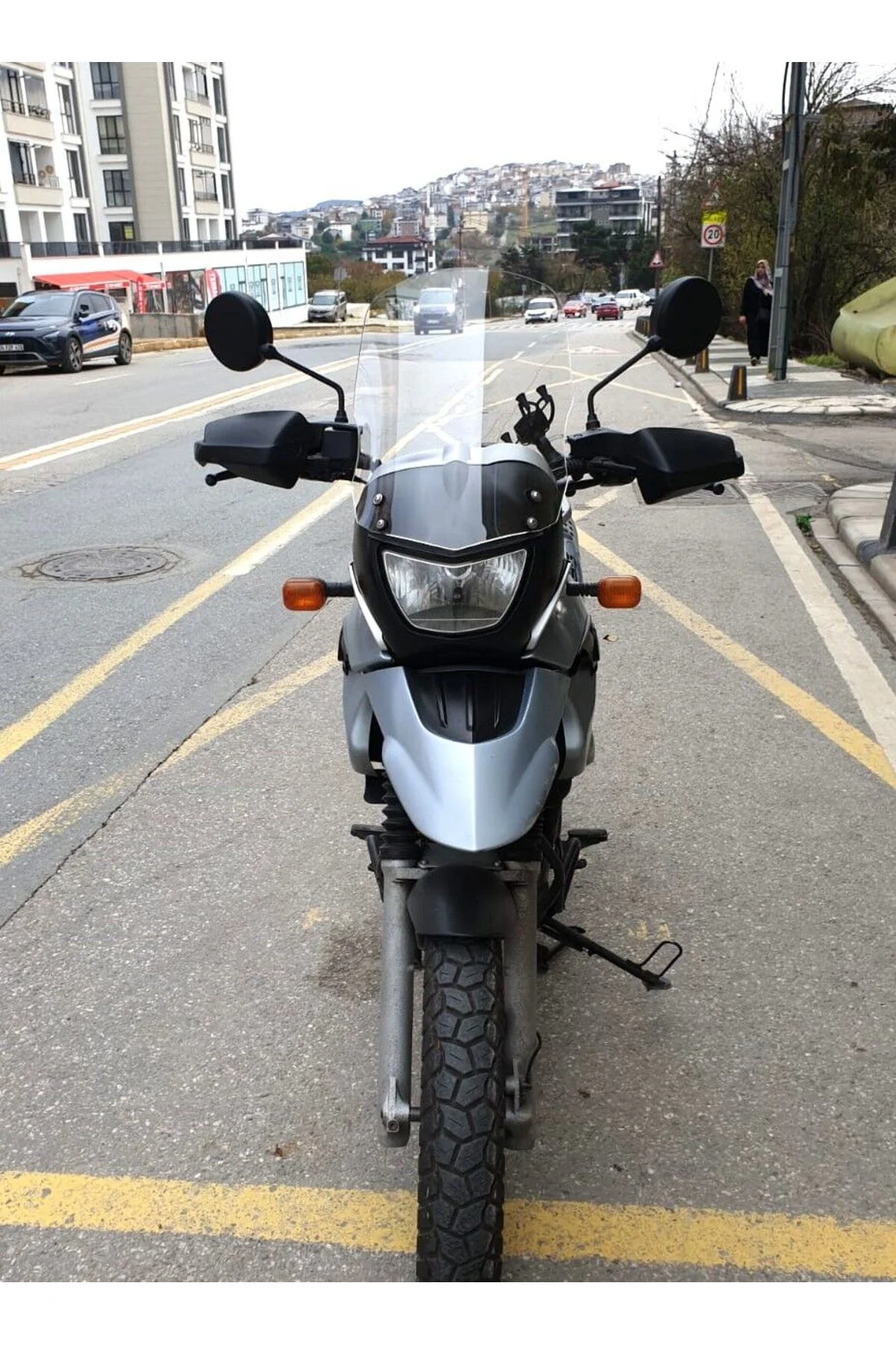 Bmw F 650 GS Ön Cam 2004-2007 Model 45cm Şeffaf Renkli 4mm