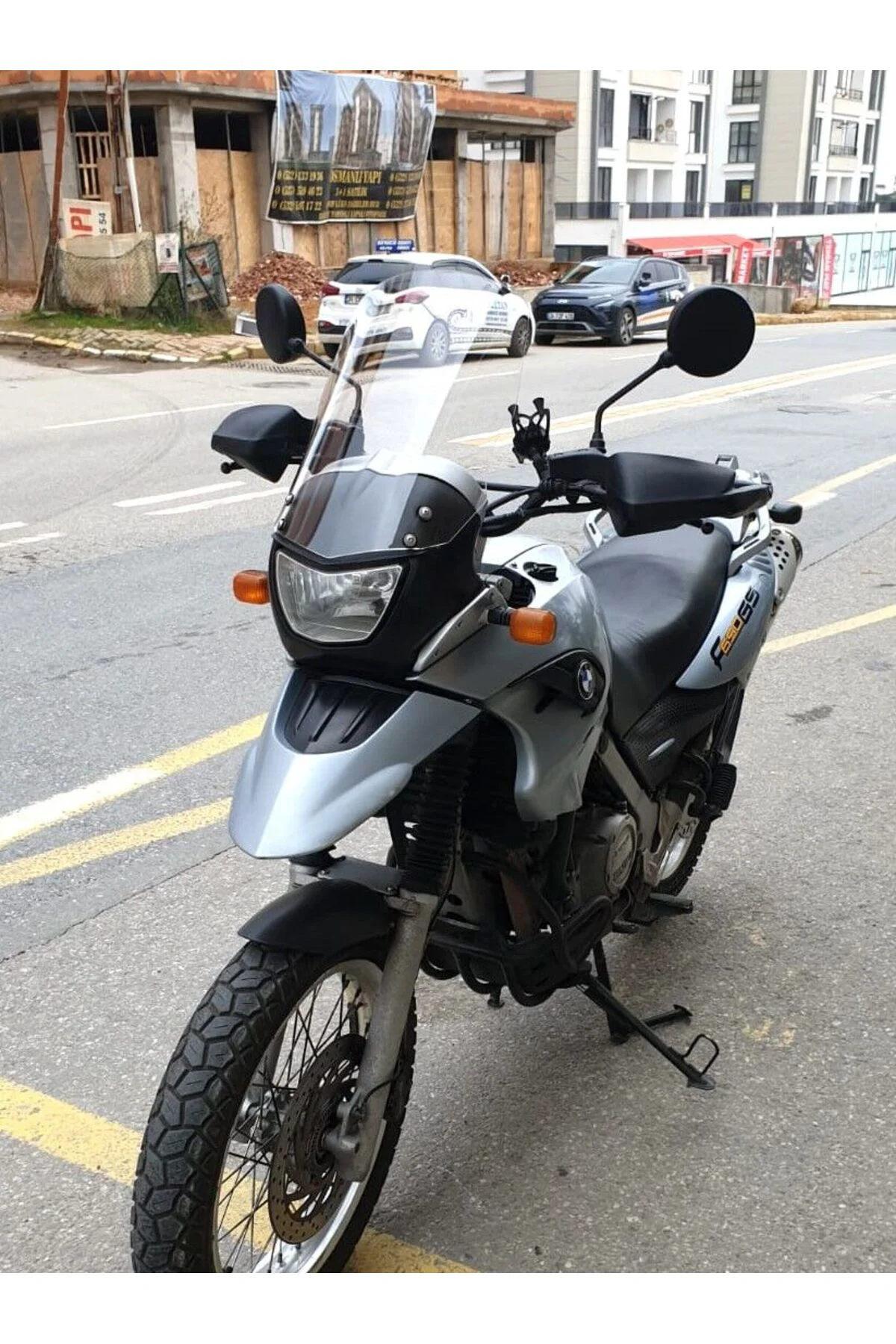 Bmw F 650 GS Ön Cam 2004-2007 Model 45cm Şeffaf Renkli 4mm