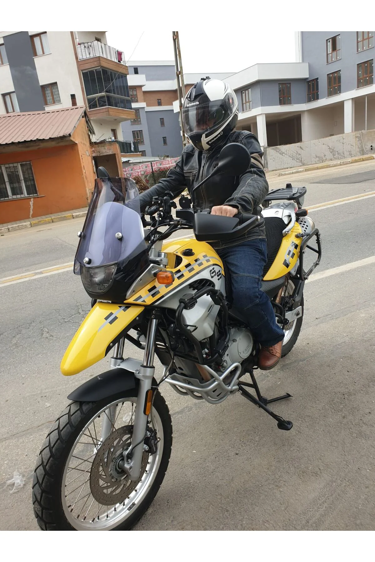 Bmw F 650 GS Ön Cam ( 3 Delikli ) 1999-2003 Model 35cm Füme Renkl