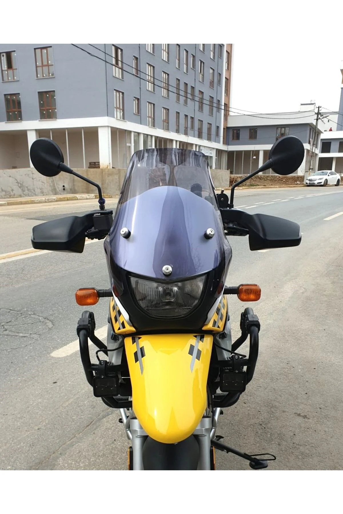 Bmw F 650 GS Ön Cam ( 3 Delikli ) 1999-2003 Model 35cm Füme Renkl