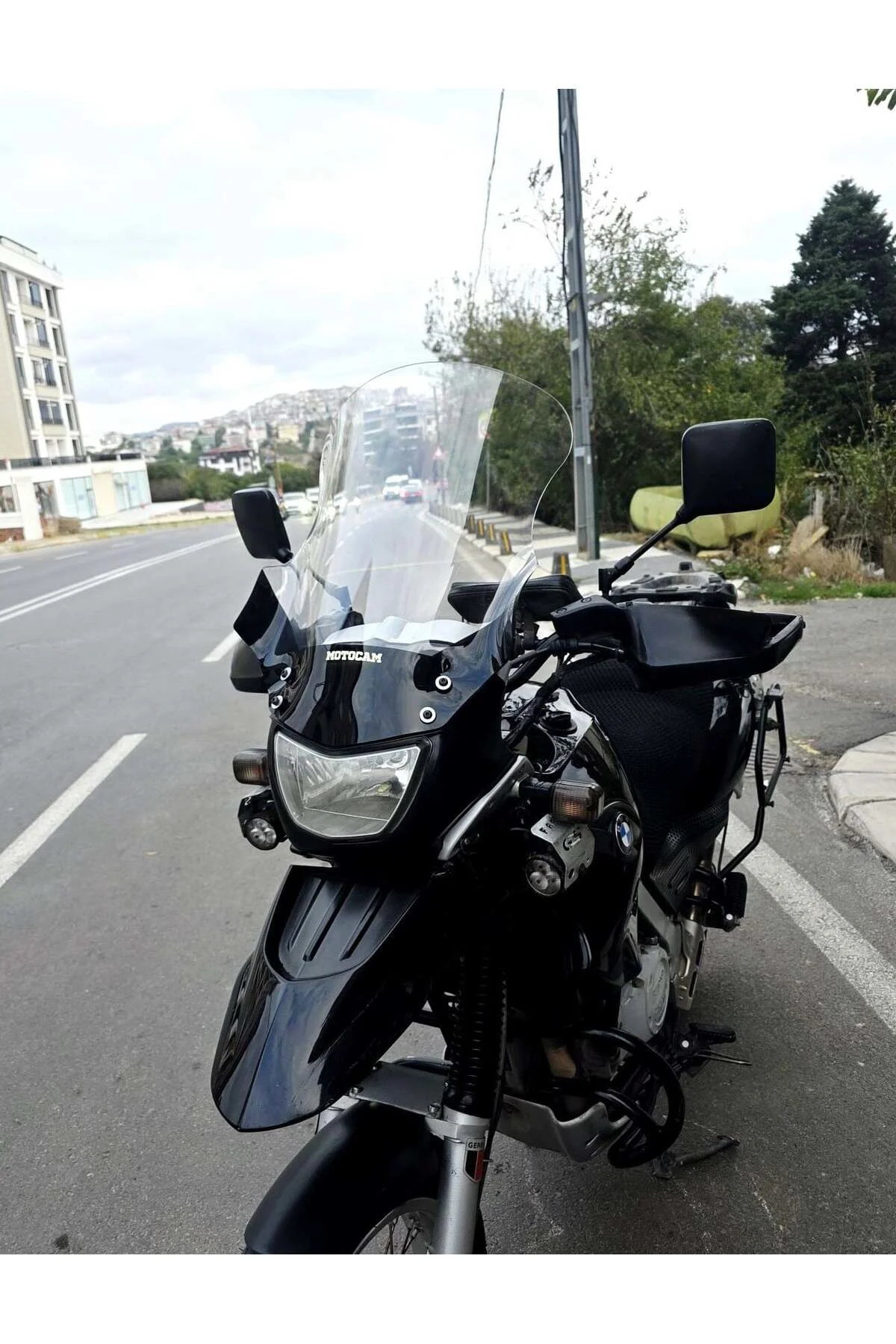 Bmw F 650 GS Ön Cam 2004-2007 Model 50cm Şeffaf Renkli 4mm