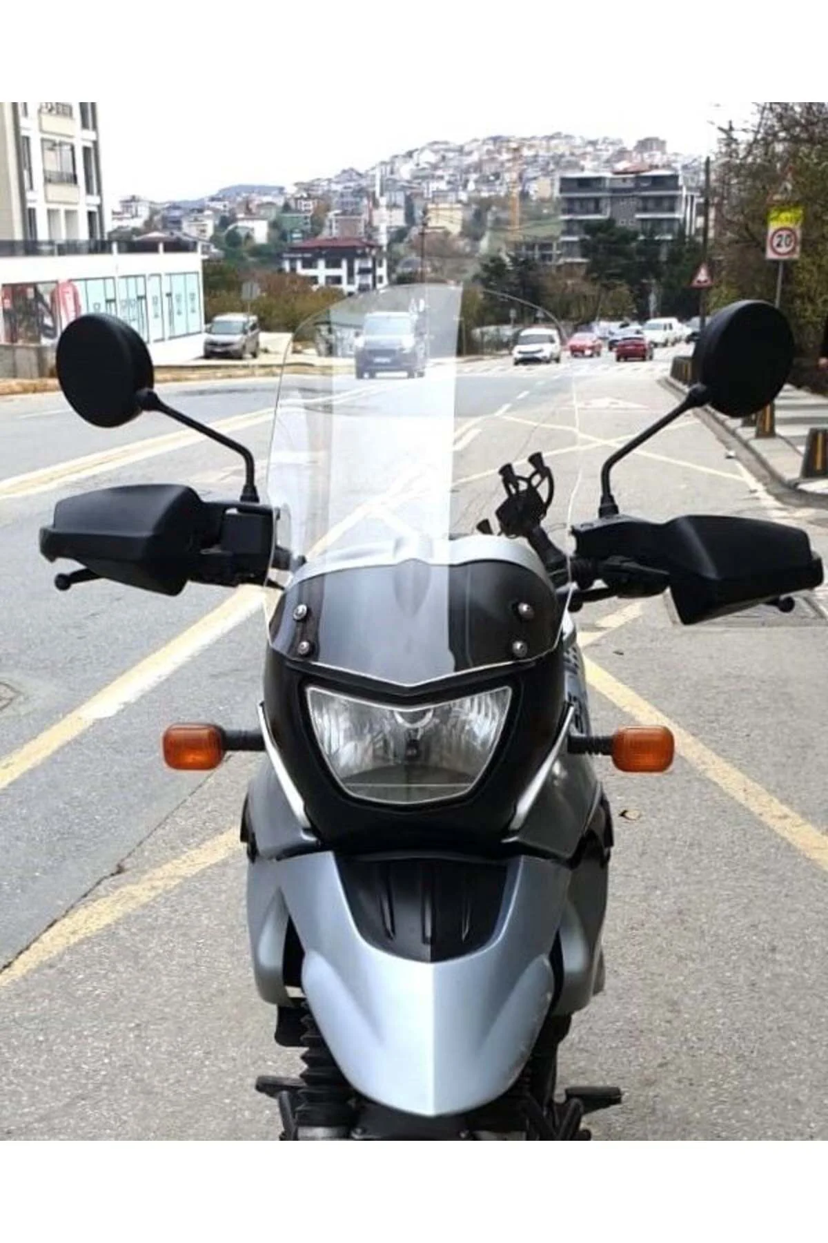 Bmw F 650 GS Ön Cam 2004-2007 Model 45cm Şeffaf Renkli 4mm