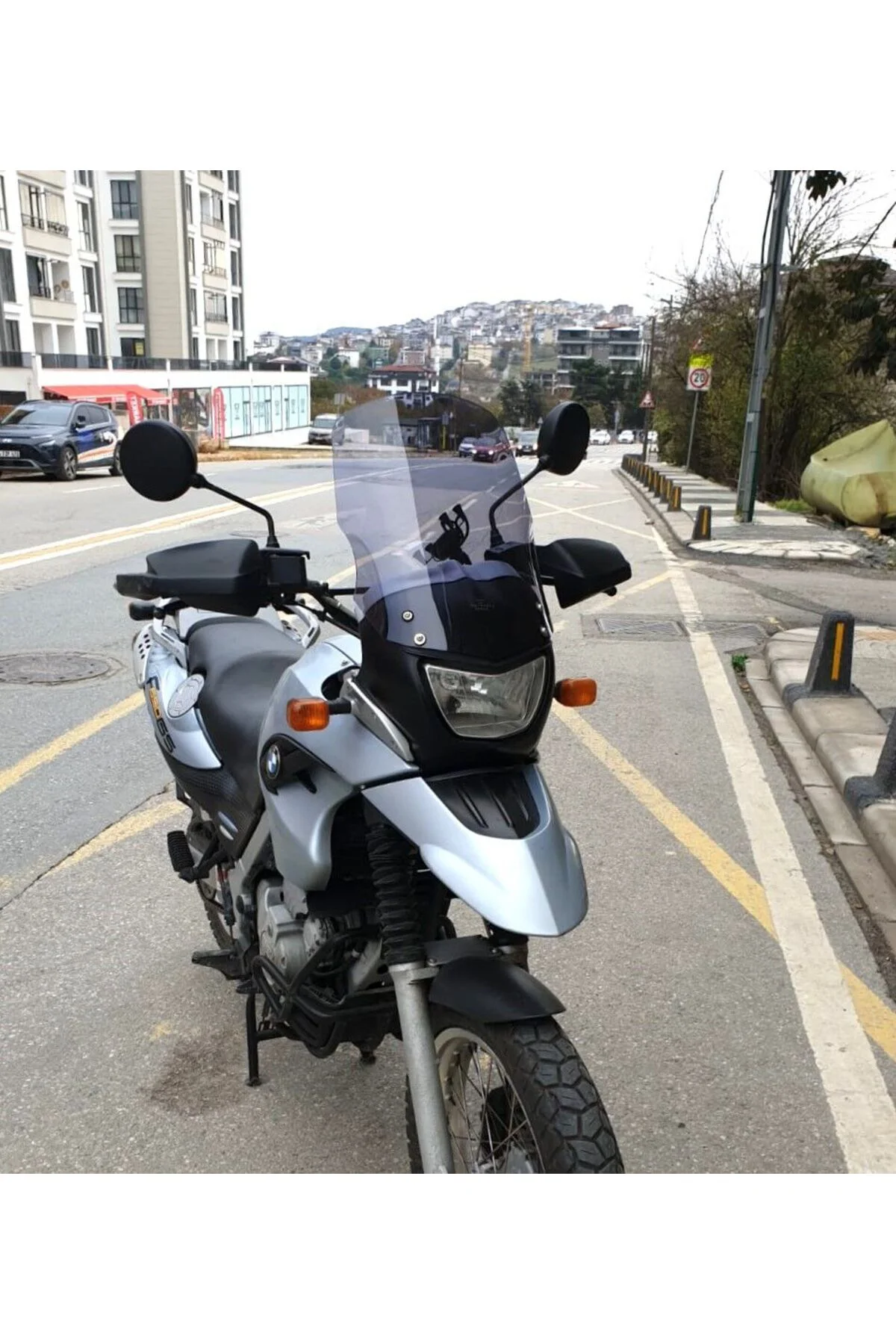 Bmw F 650 GS Ön Cam 2004-2007 Model 45cm Füme Renkli 4mm