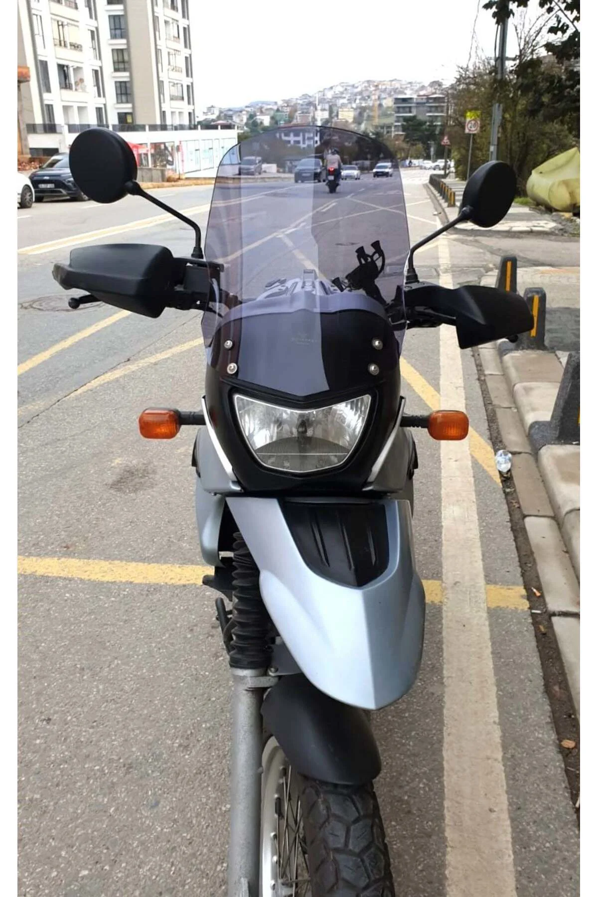 Bmw F 650 GS Ön Cam 2004-2007 Model 45cm Füme Renkli 4mm