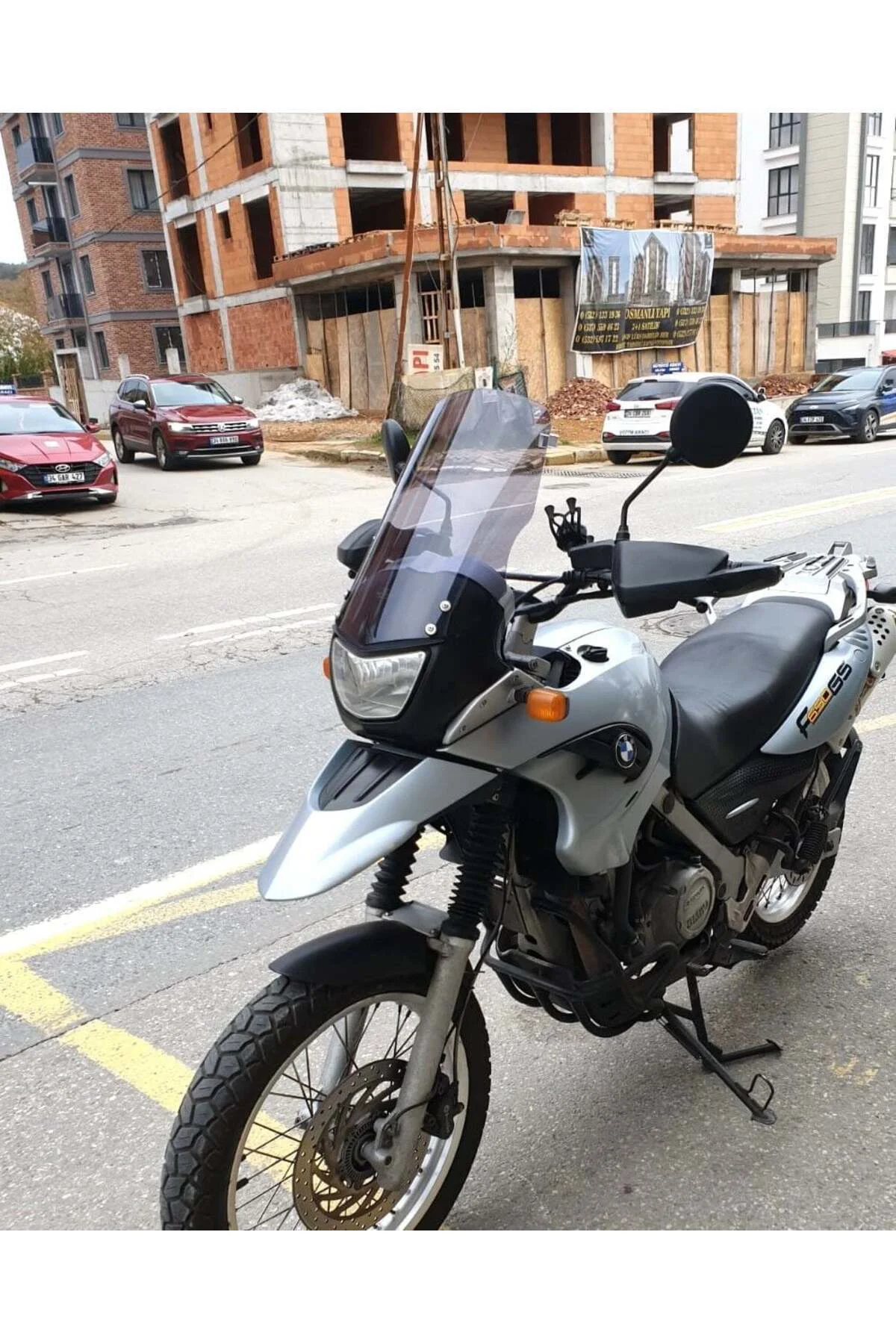 Bmw F 650 GS Ön Cam 2004-2007 Model 45cm Füme Renkli 4mm