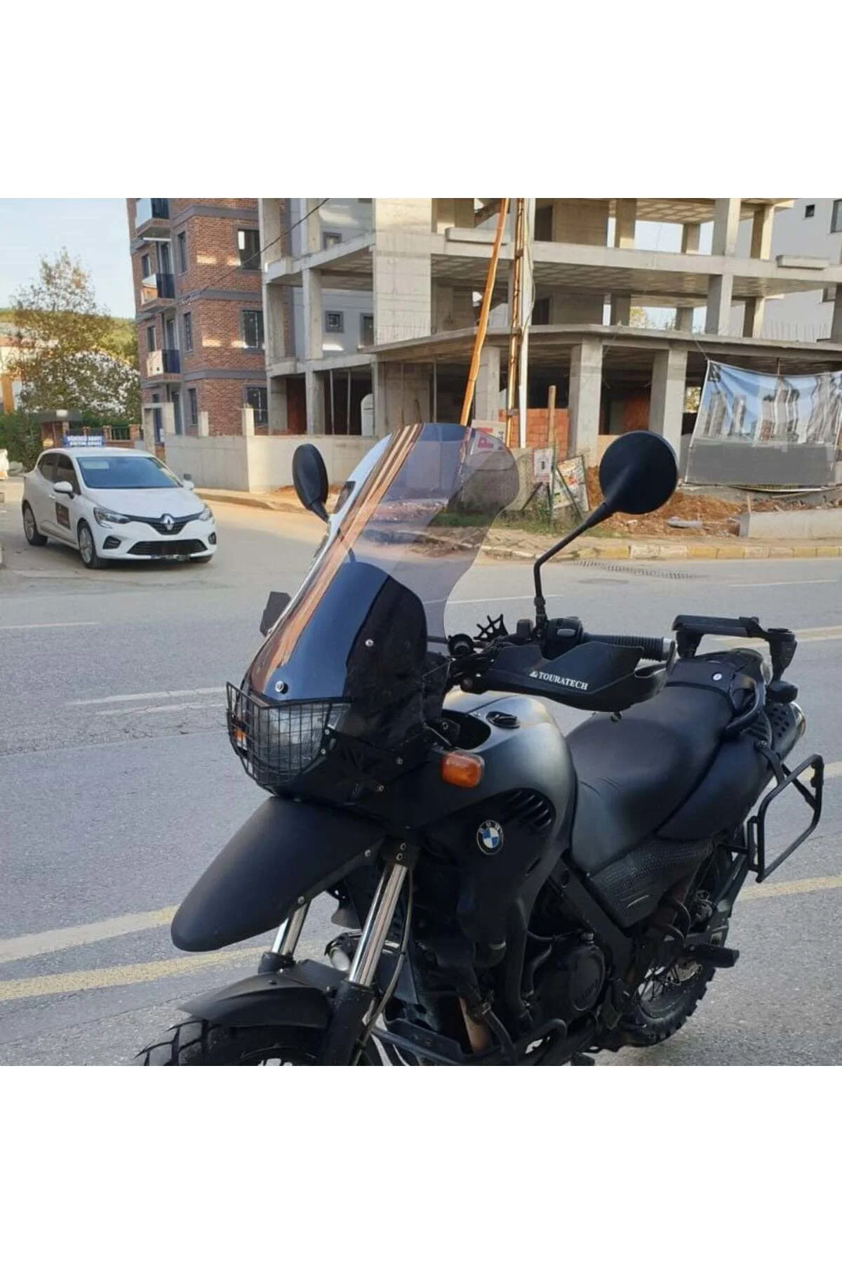 Bmw F 650 GS Ön Cam ( 3 Delikli ) 1999-2003 Model 58cm Füme Renkl