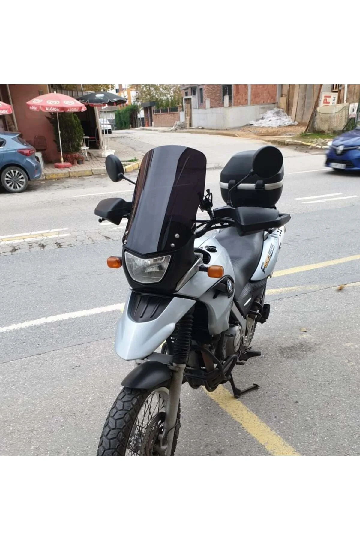 Bmw F 650 GS Ön Cam 2004-2007 Model 45cm Siyah Renkli 4mm YOKTUR