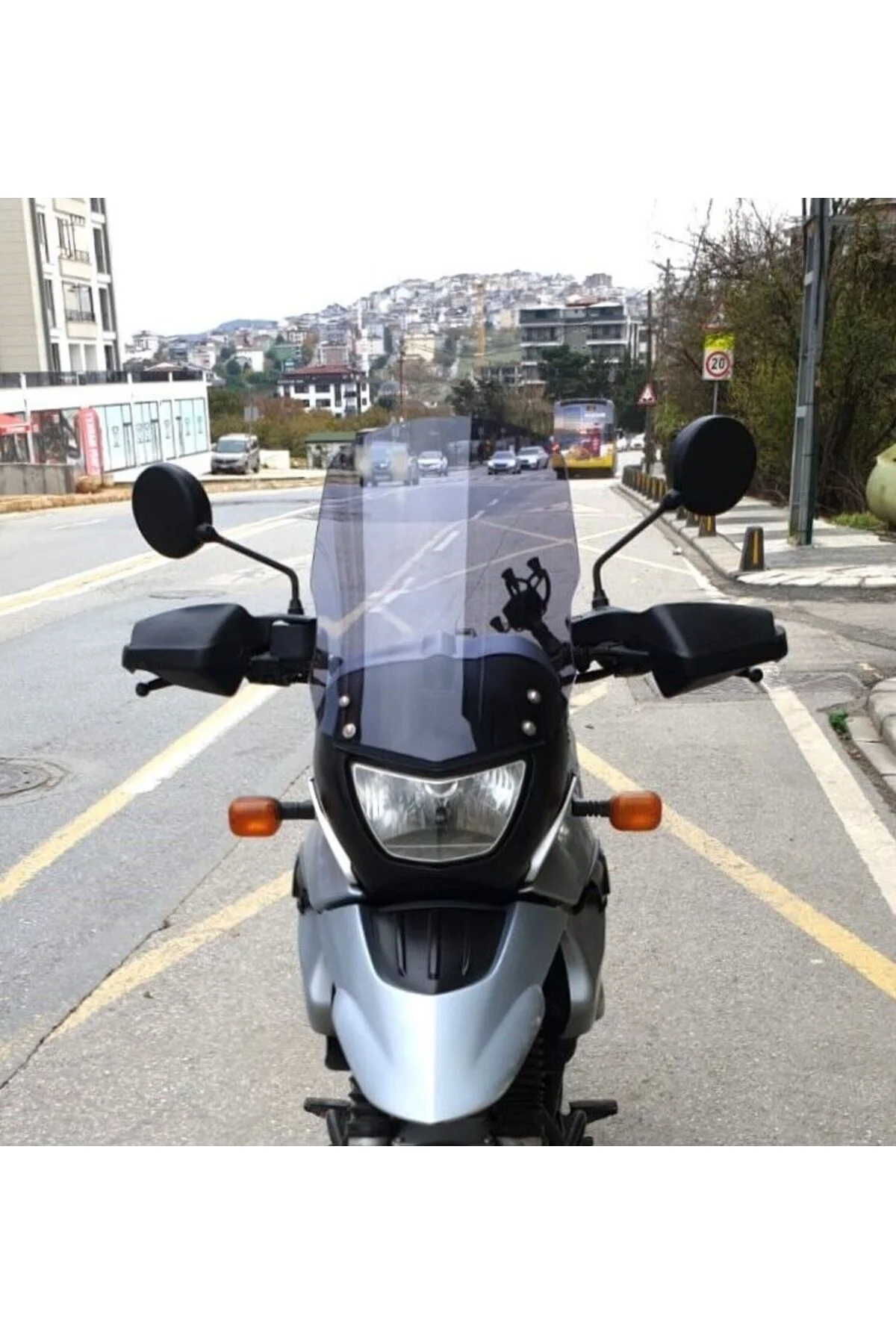 Bmw F 650 GS Ön Cam 2004-2007 Model 45cm Füme Renkli 4mm