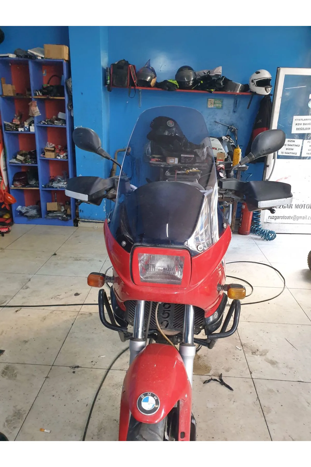 Bmw F 650 Ön Cam 1993-2000 Model 43cm Füme Renkli 4mm