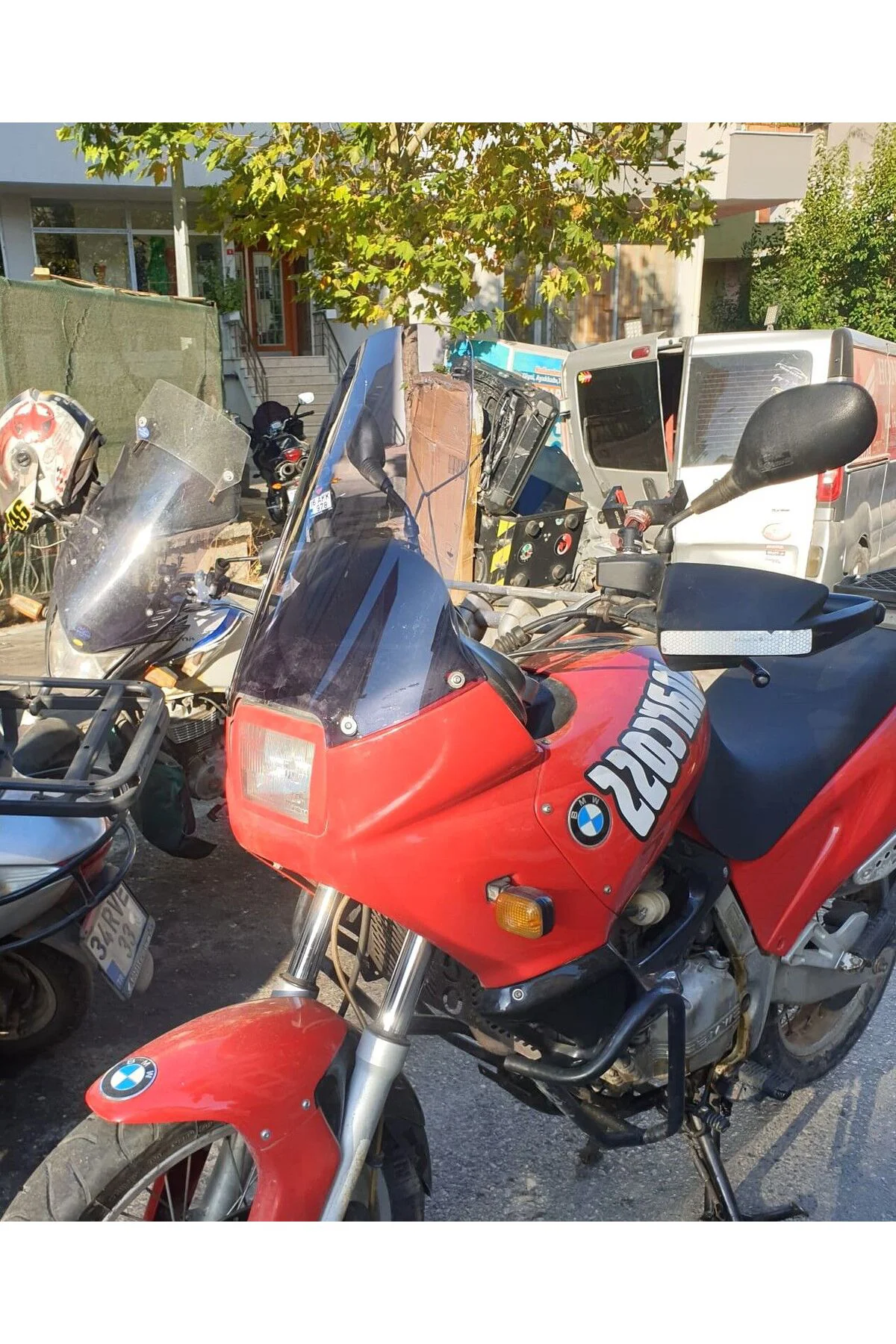Bmw F 650 Ön Cam 1993-2000 Model 43cm Füme Renkli 4mm