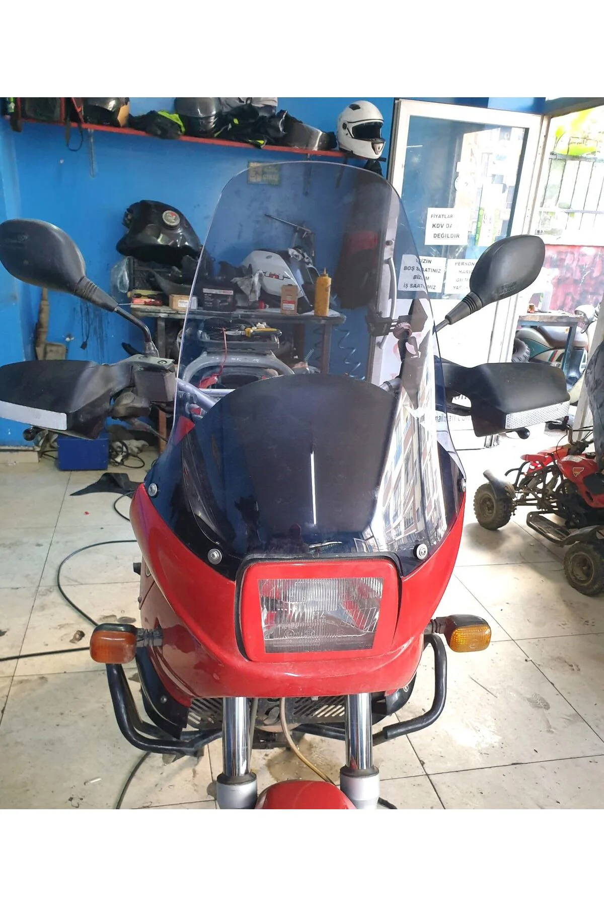 Bmw F 650 Ön Cam 1993-2000 Model 43cm Füme Renkli 4mm