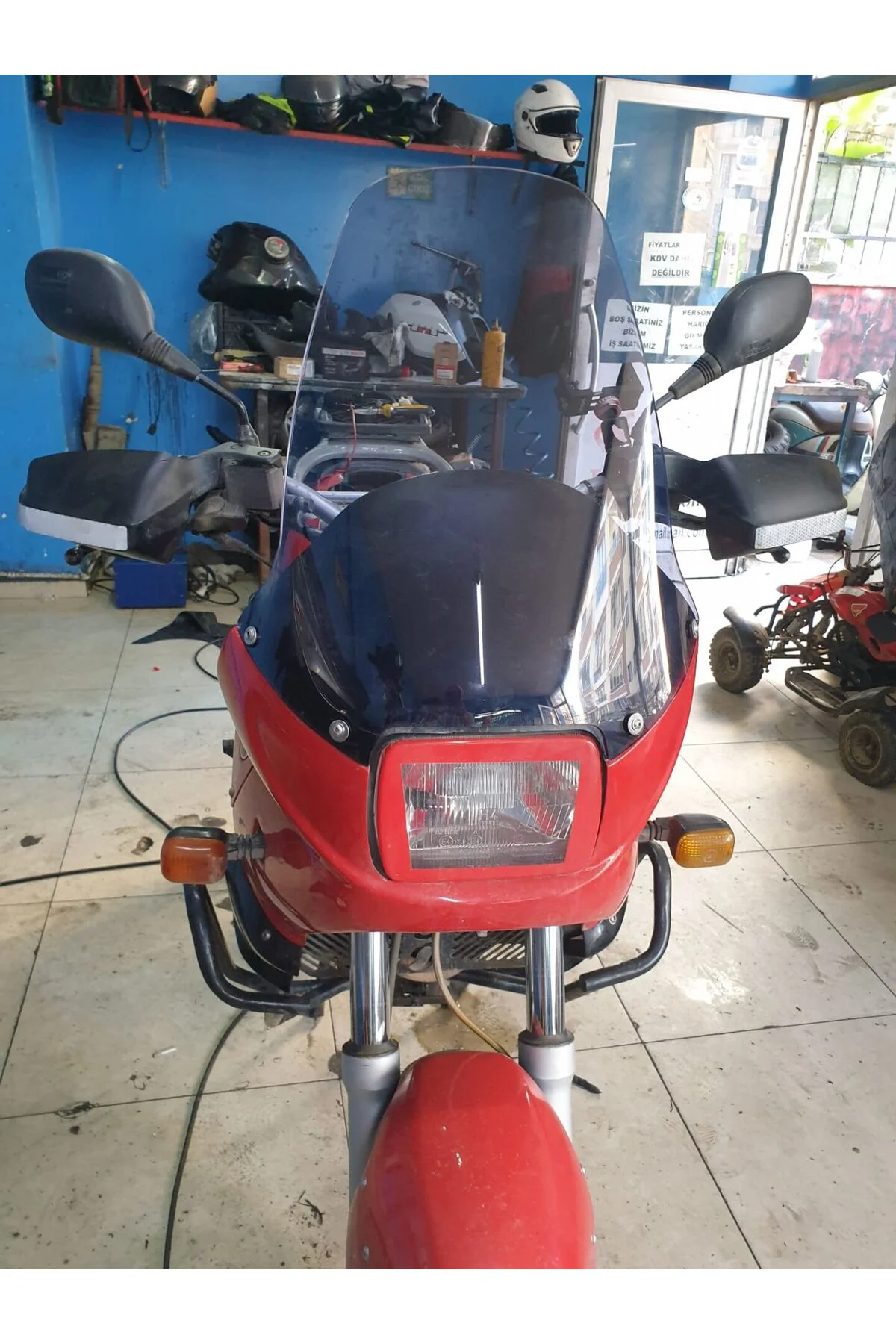 Bmw F 650 Ön Cam 1993-2000 Model 43cm Füme Renkli 4mm