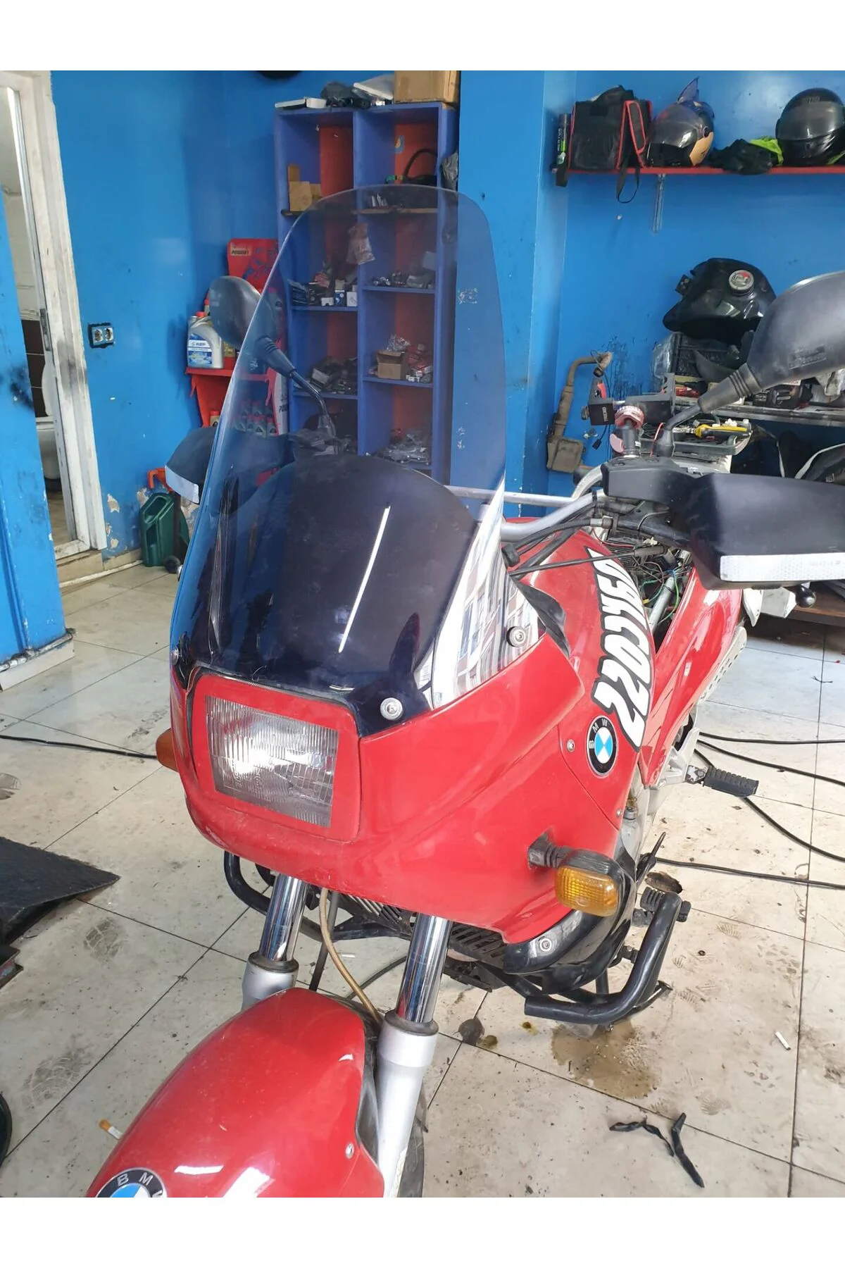 Bmw F 650 Ön Cam 1993-2000 Model 43cm Füme Renkli 4mm