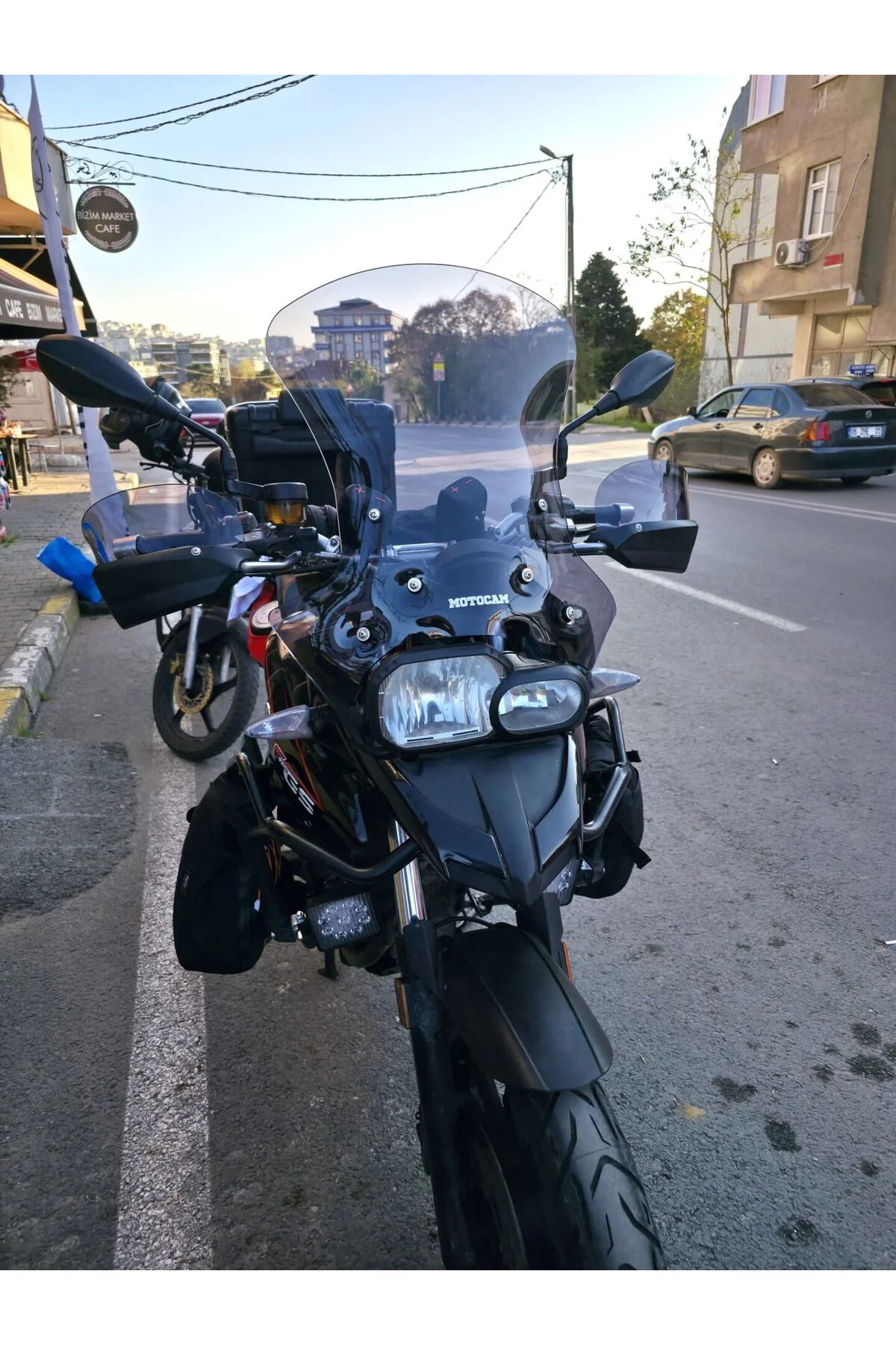 BMW F 700 Ön Cam 2012-2019 Model 56cm Füme Renkli 4mm