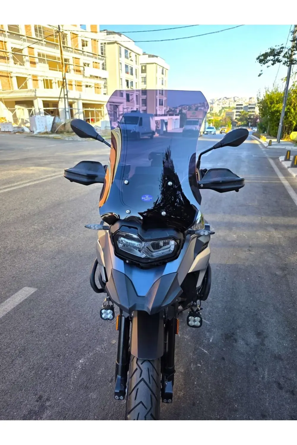 Bmw F 750 GS Ön Cam 2018-2023 Model 57cm Siyah Renkli 4mm