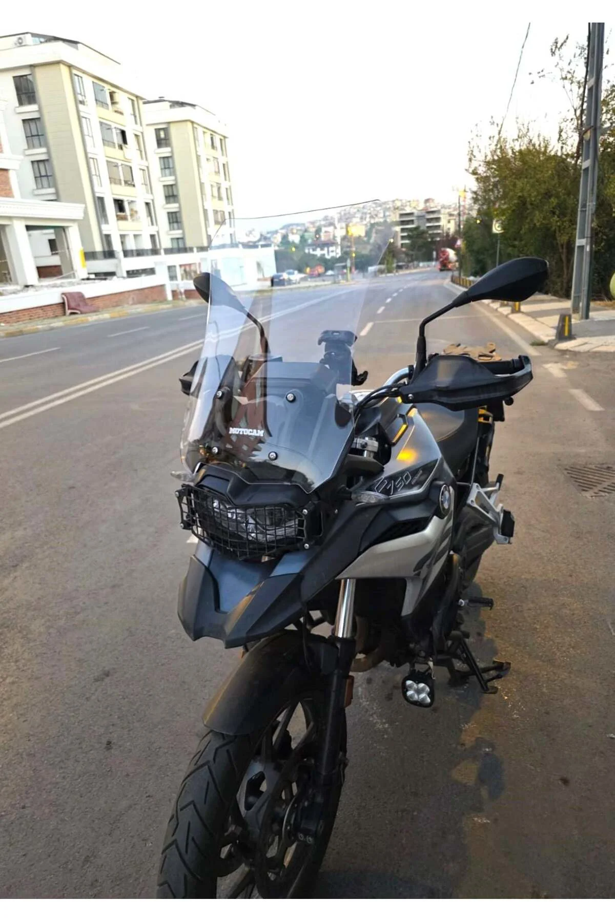 Bmw F 750 GS Ön Cam 2018-2023 Model 57cm Şeffaf Renkli 4mm