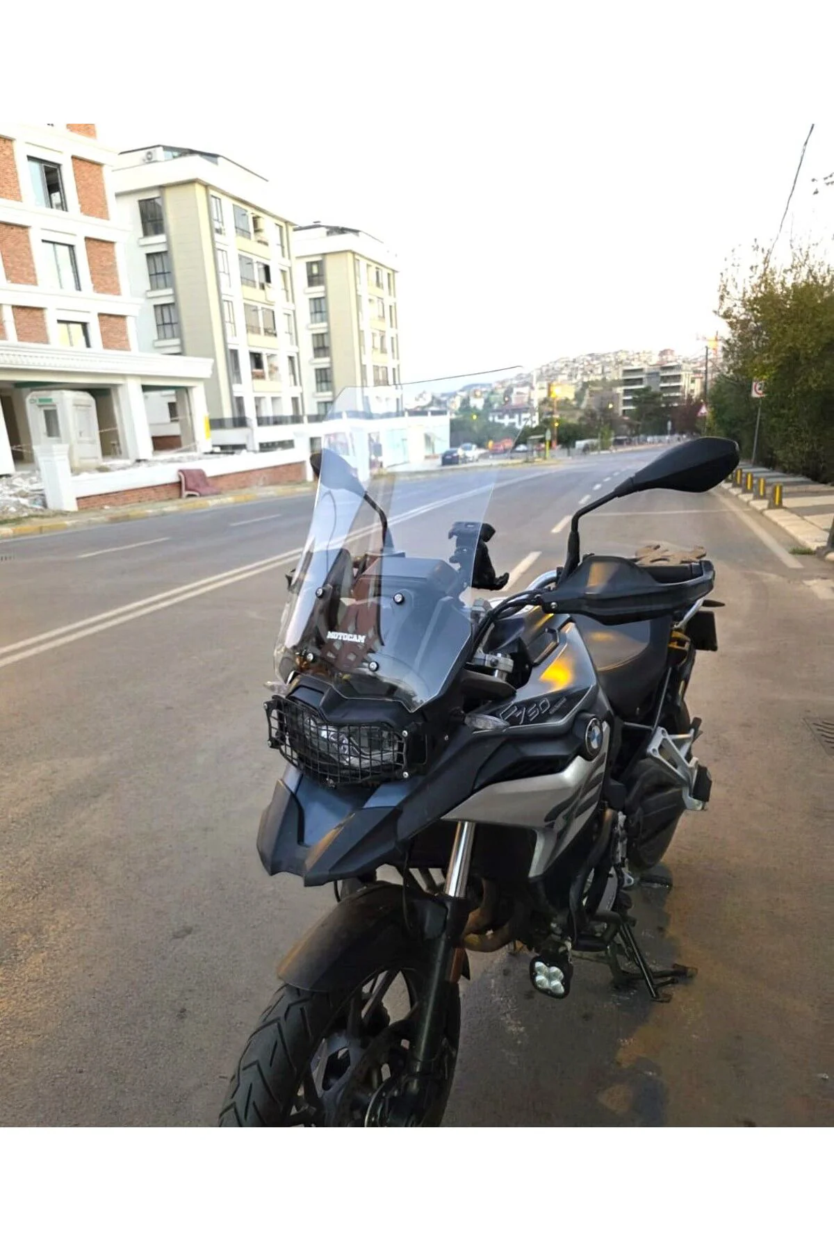 Bmw F 750 GS Ön Cam 2018-2023 Model 57cm Şeffaf Renkli 4mm